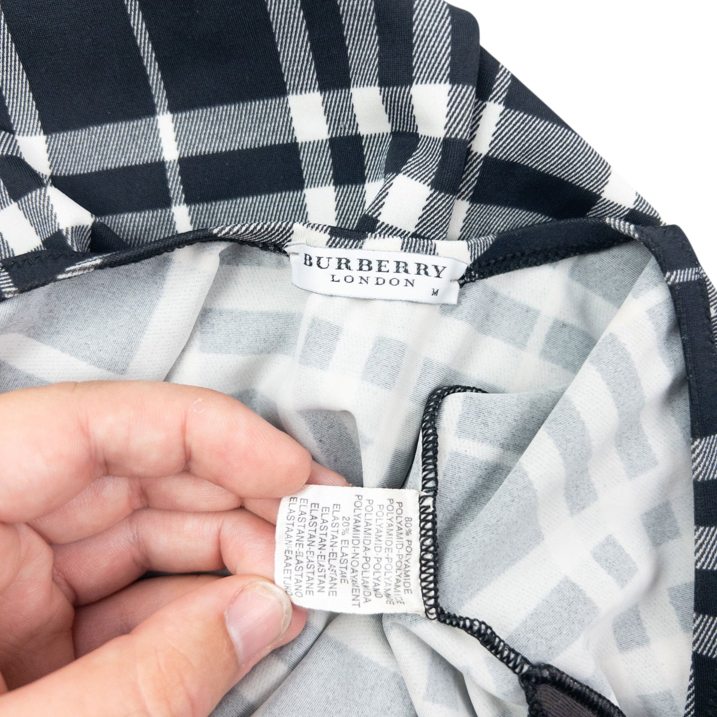 Vintage 2000s Burberry Nova Check Swimming Costume Womens Size M
