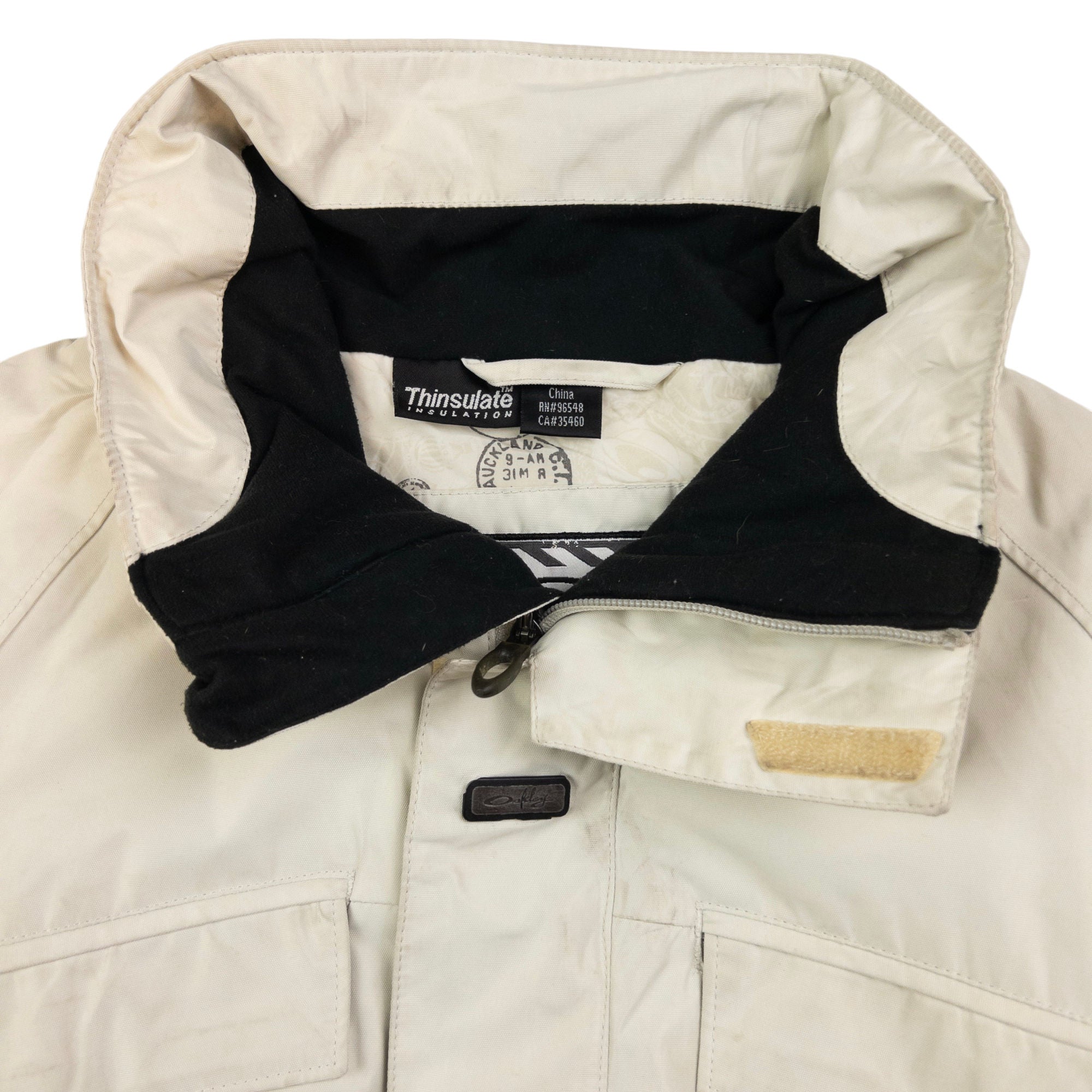 Vintage Oakley Zip Up Snowboarding Jacket Size M