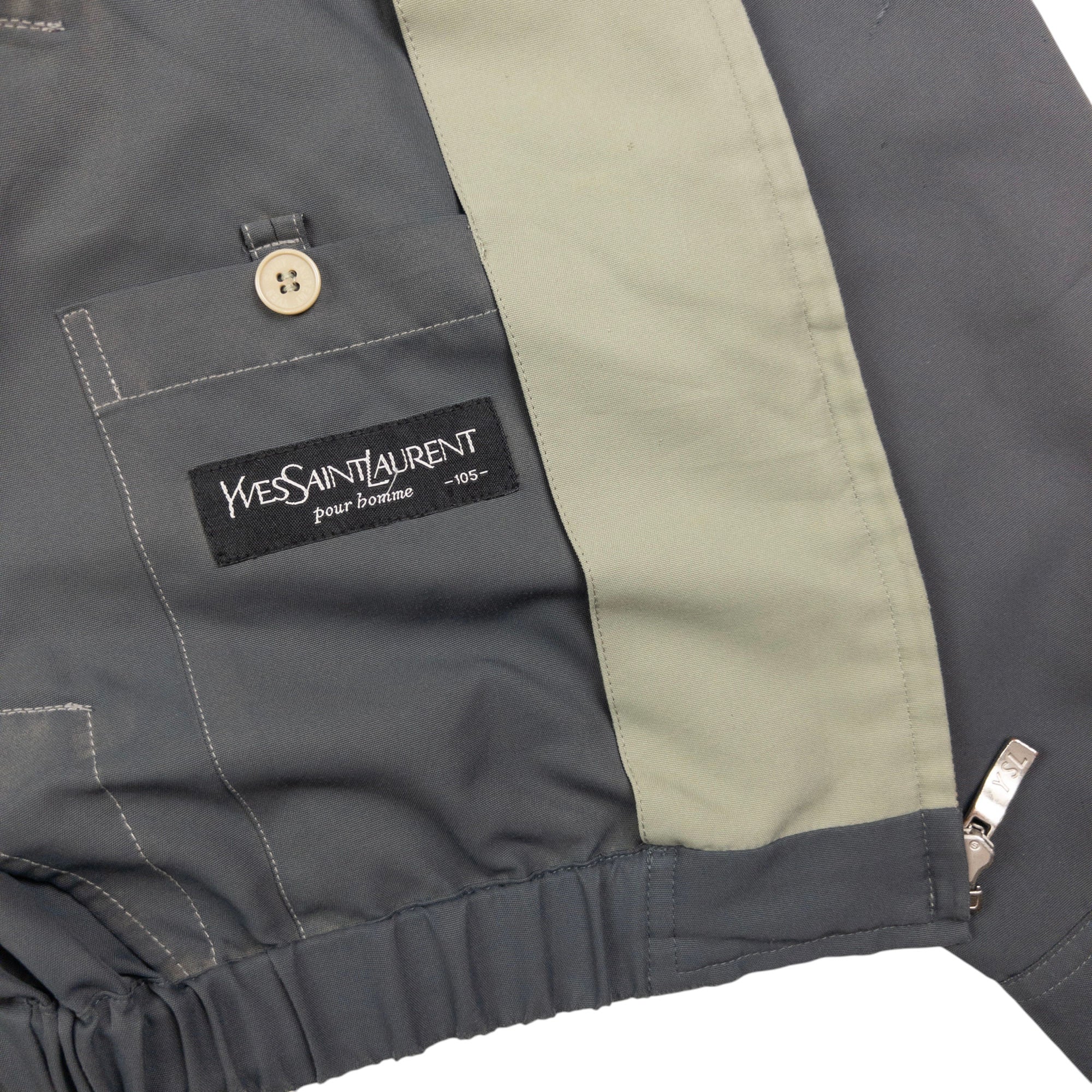 Vintage YSL Yves Saint Laurent Harrington Jacket Size M