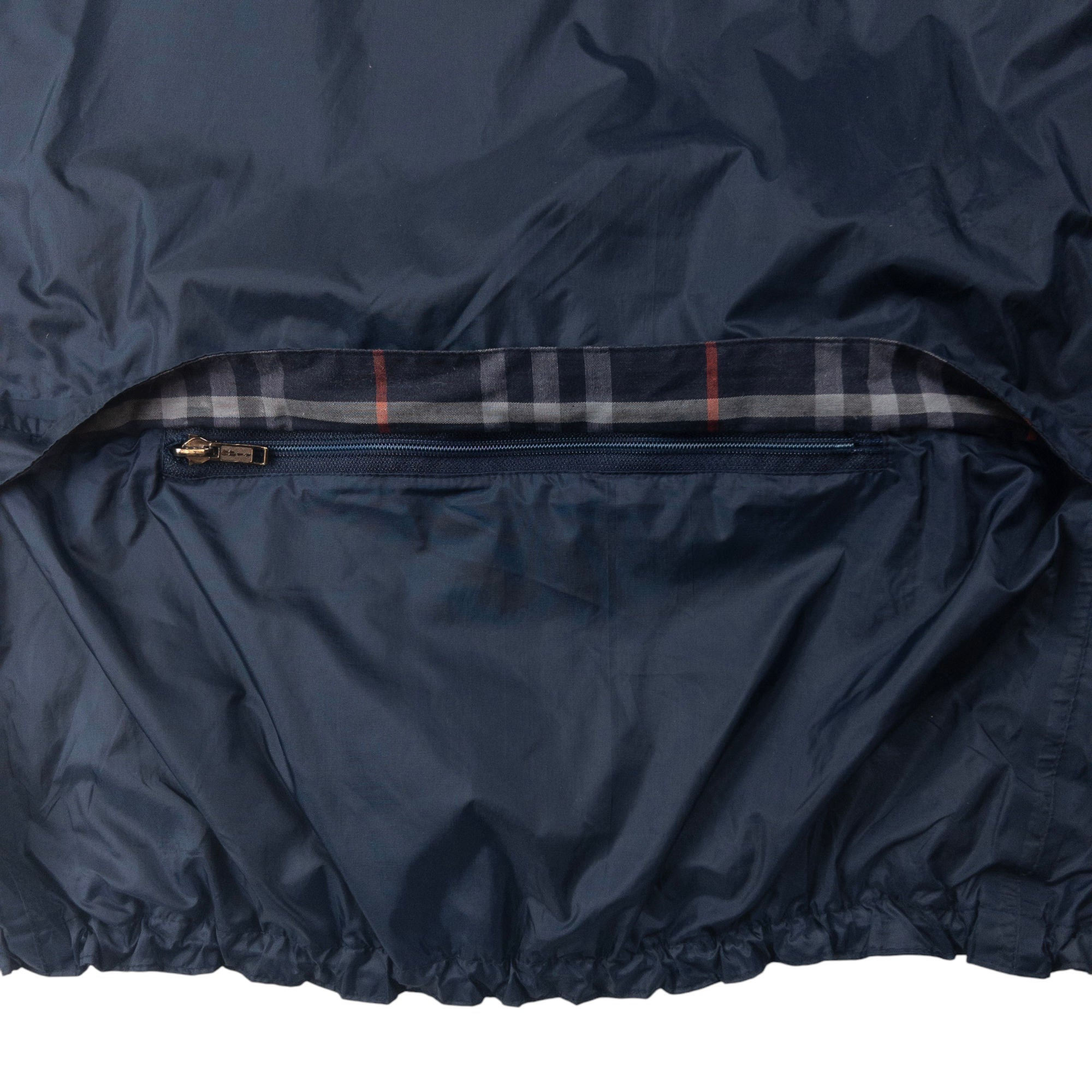 Vintage Burberry Golf Zip Up Packable Jacket Size L