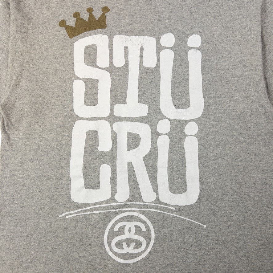 Vintage Stussy Stu Cru Graphic T Shirt Size M
