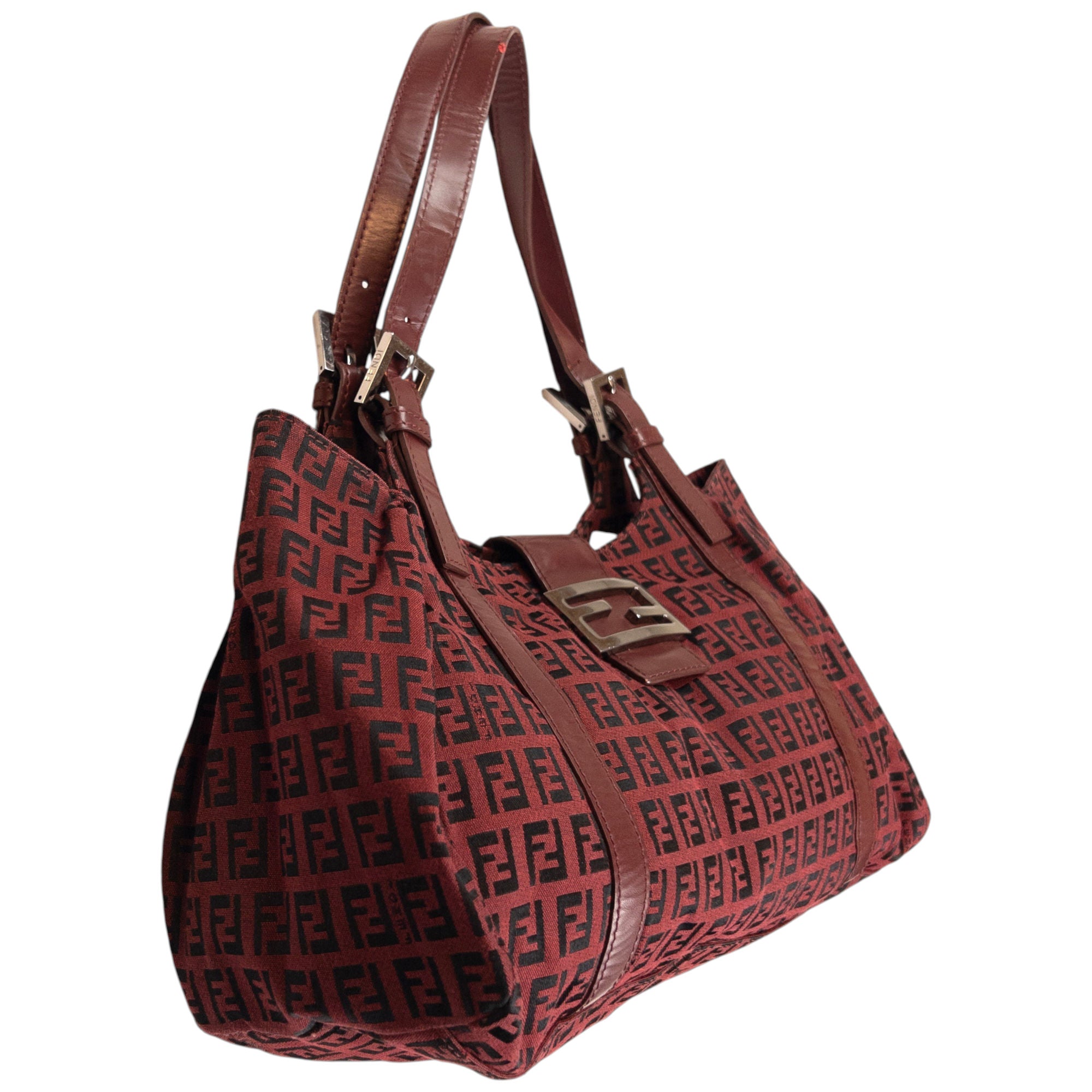Vintage Fendi Monogram Shoulder Bag