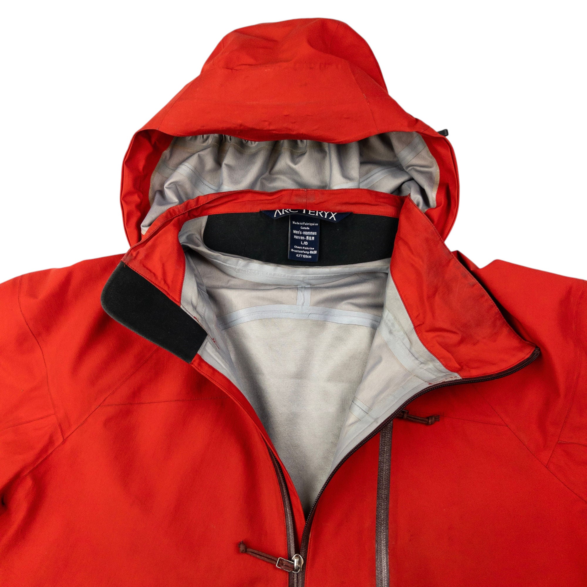 Vintage Arcteryx Sidewinder Goretex XCR Zip Up Jacket Size L