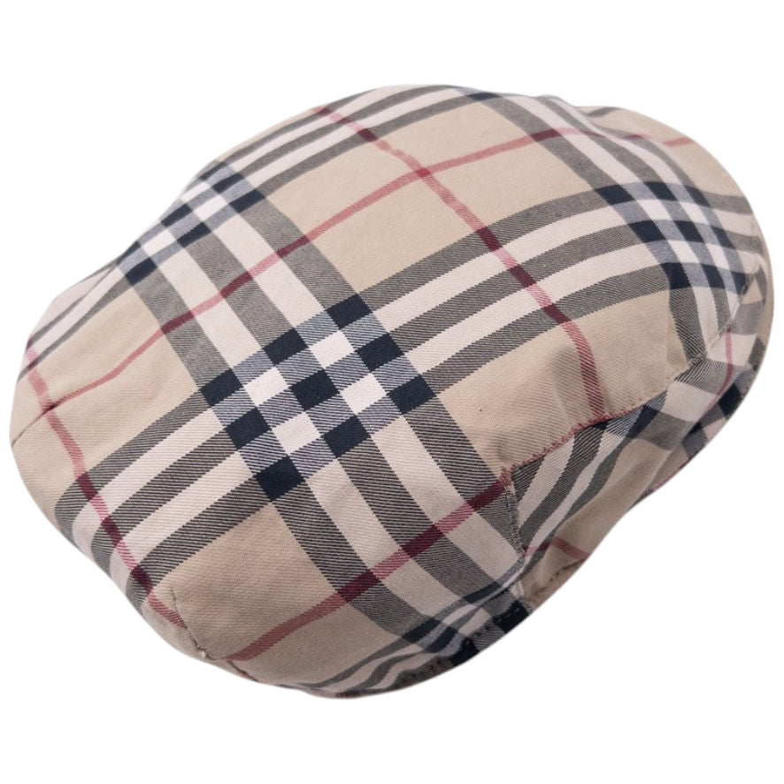 Vintage Burberry Nova Check Flat Cap