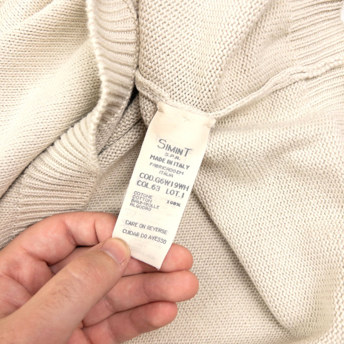 Vintage Armani Jeans Knitted Jumper Size M