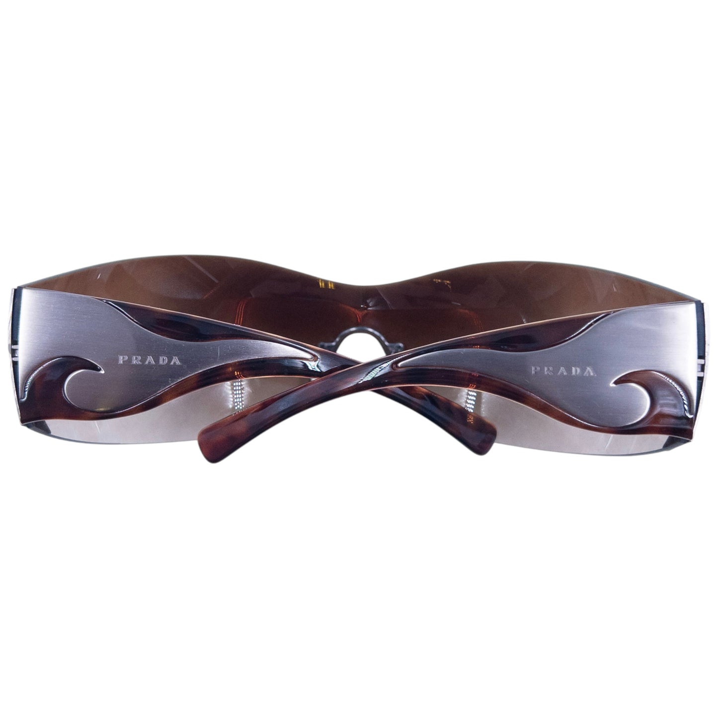 Vintage Prada Tortoise Shell Swirl Sunglasses