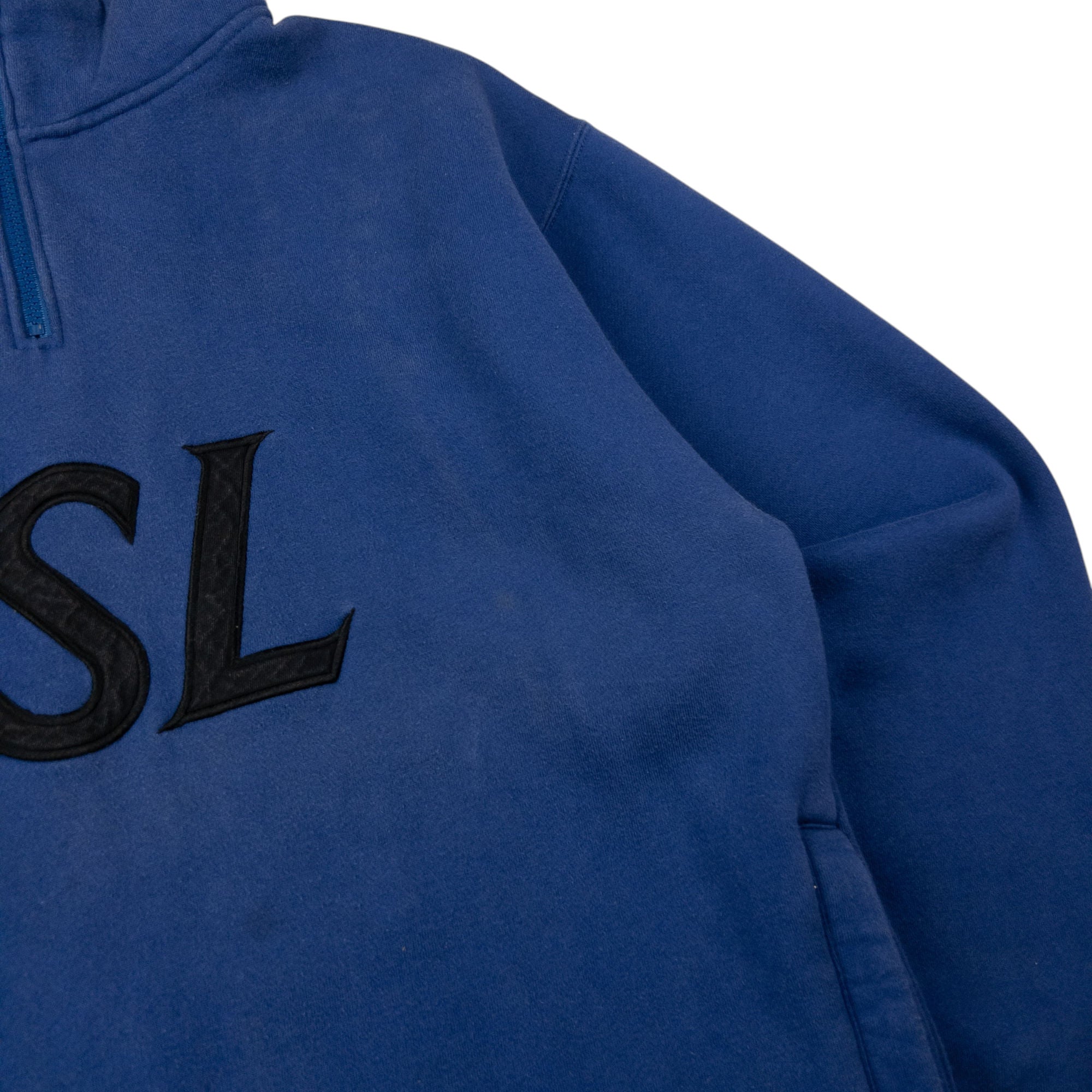 Vintage YSL Yves Saint Laurent Q Zip Sweatshirt Size L