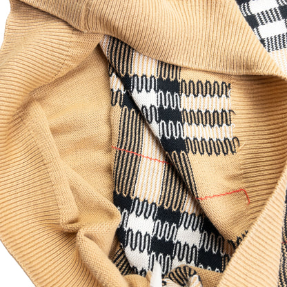 Vintage Burberry Nova Check Knit Sweater Vest Jumper Size L