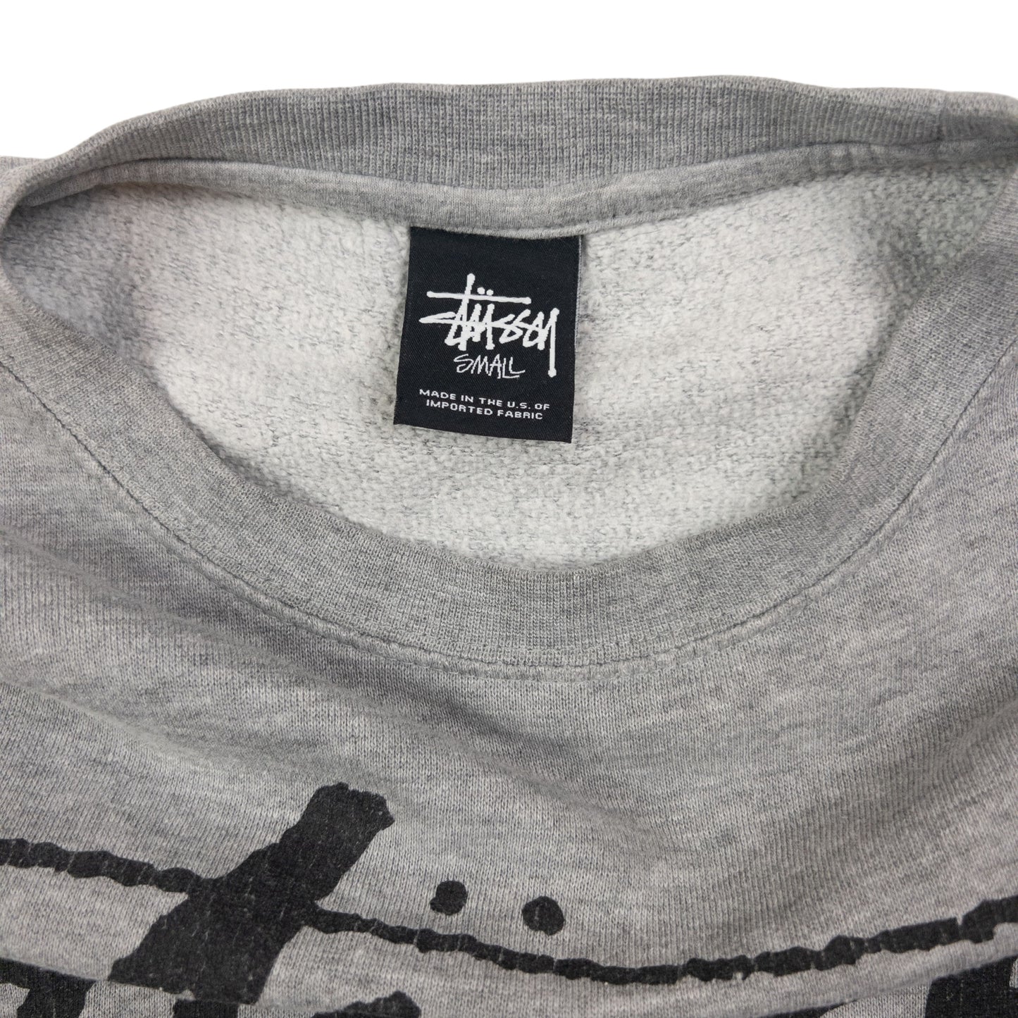 Vintage Stussy World Tour Graphic Sweatshirt Size S