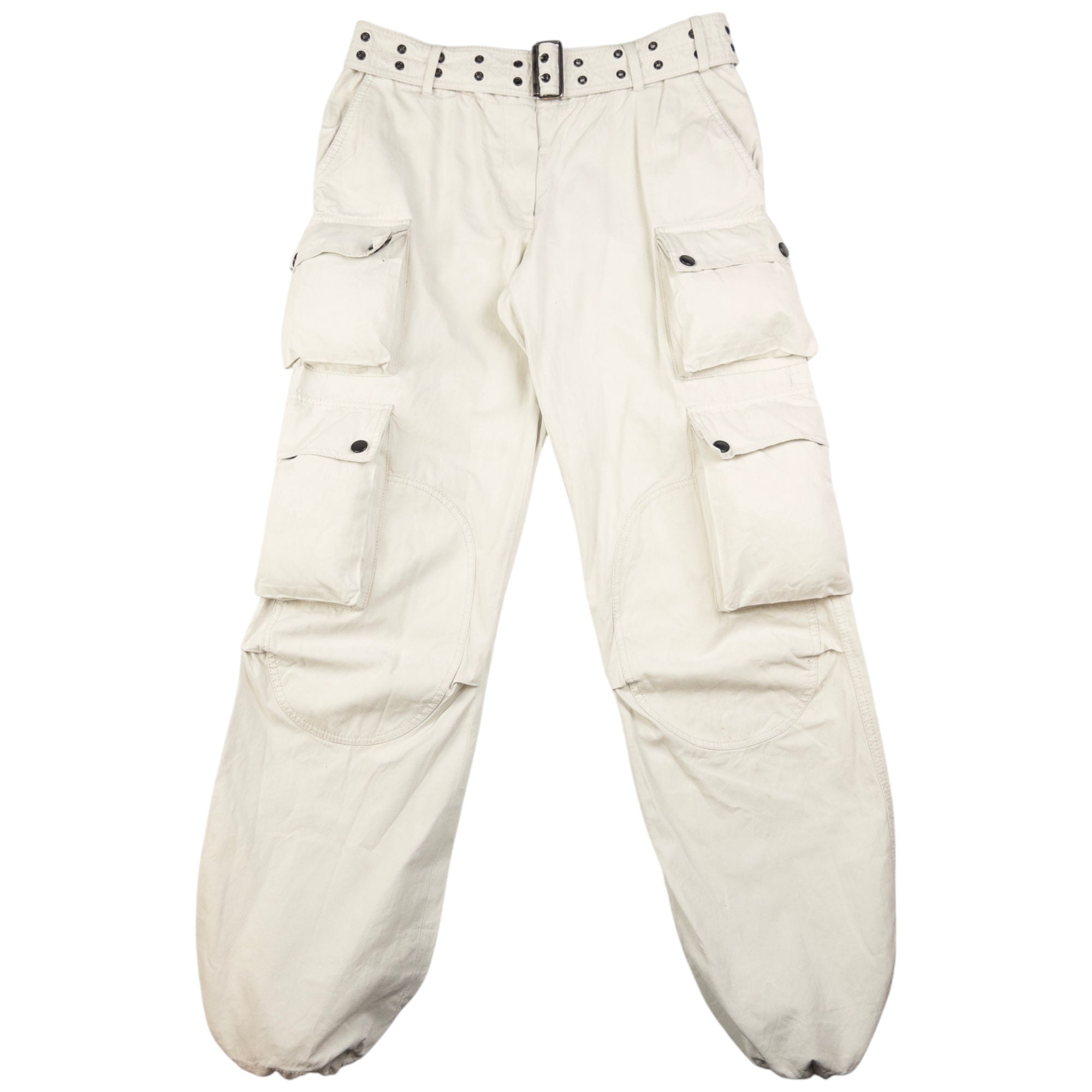 Vintage Burberry Multi Pocket Cargo Trousers Size W28