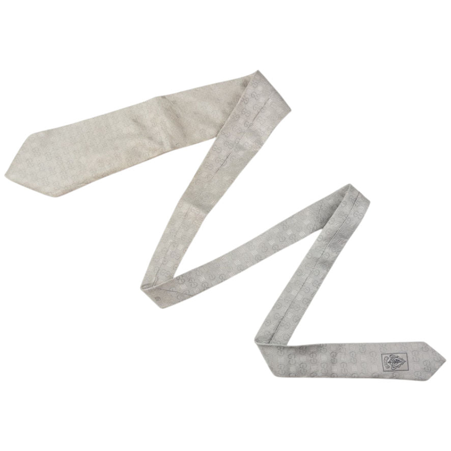 Vintage Gucci Monogram Silk Tie