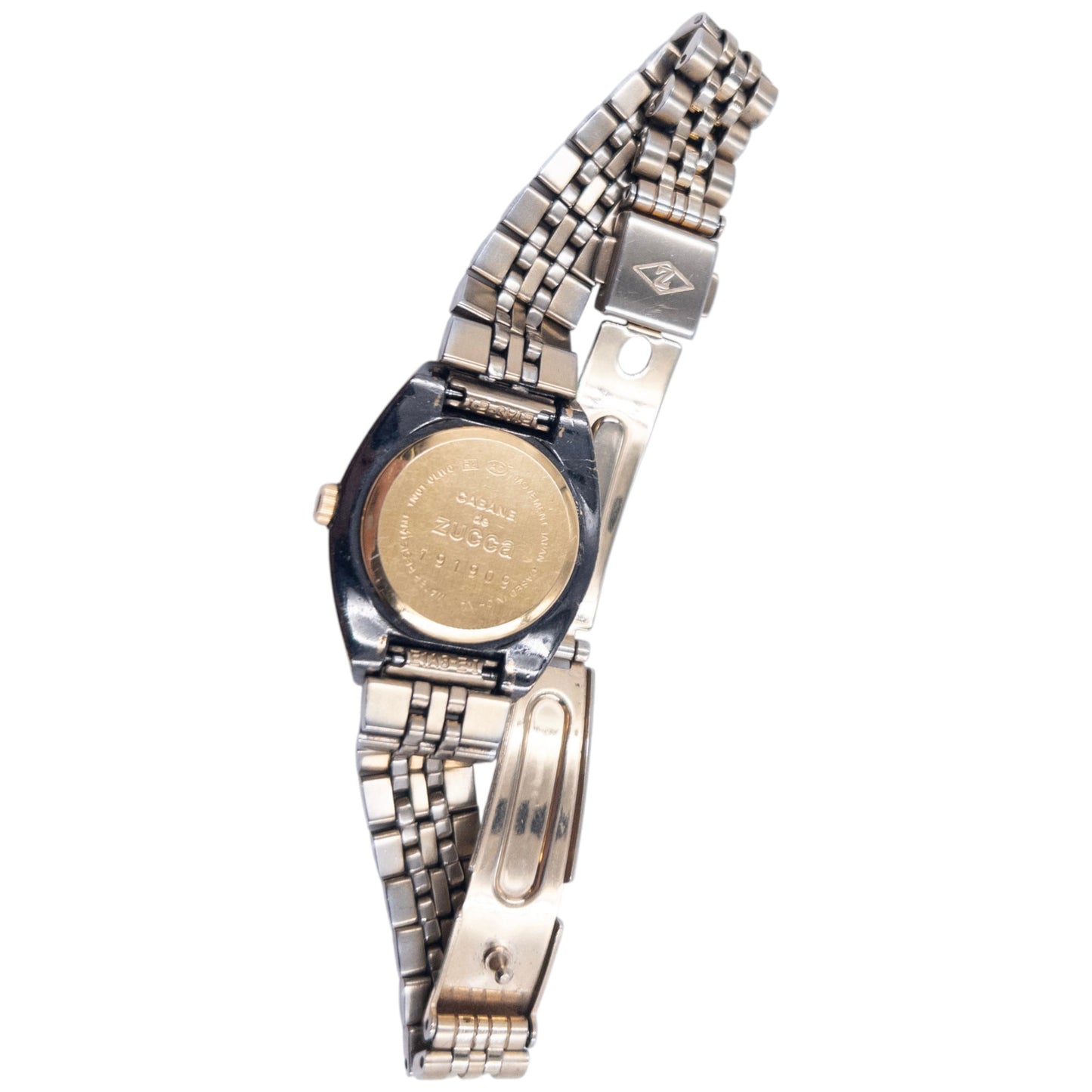 Vintage 1996 Cabane De Zucca By Issey Miyake Embossed Womens Watch