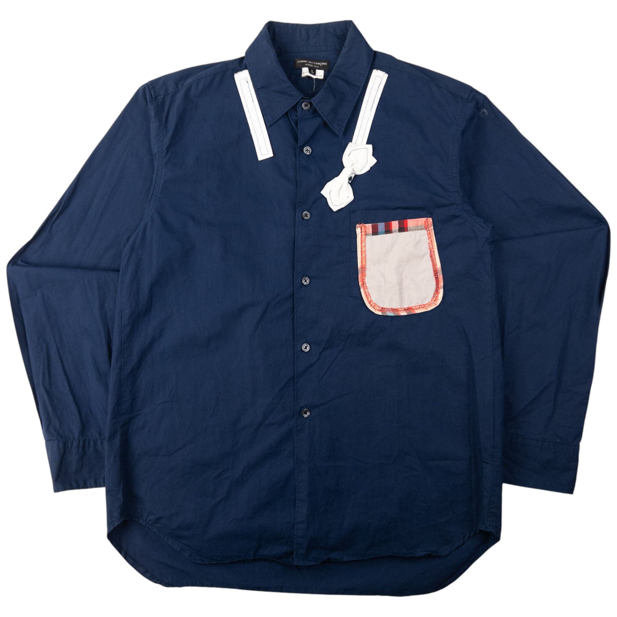 Vintage Comme Des Garçons HOMME Long Sleeve Button Up Shirt Size M
