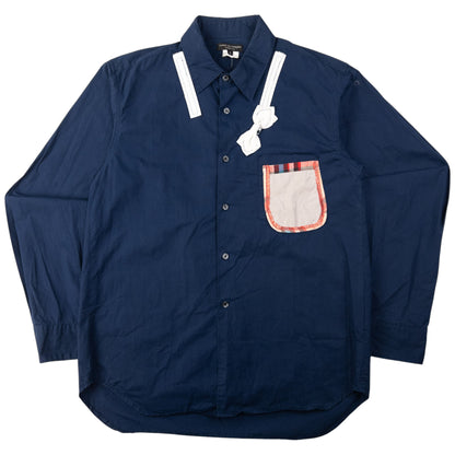 Vintage Comme Des Garçons HOMME Long Sleeve Button Up Shirt Size M