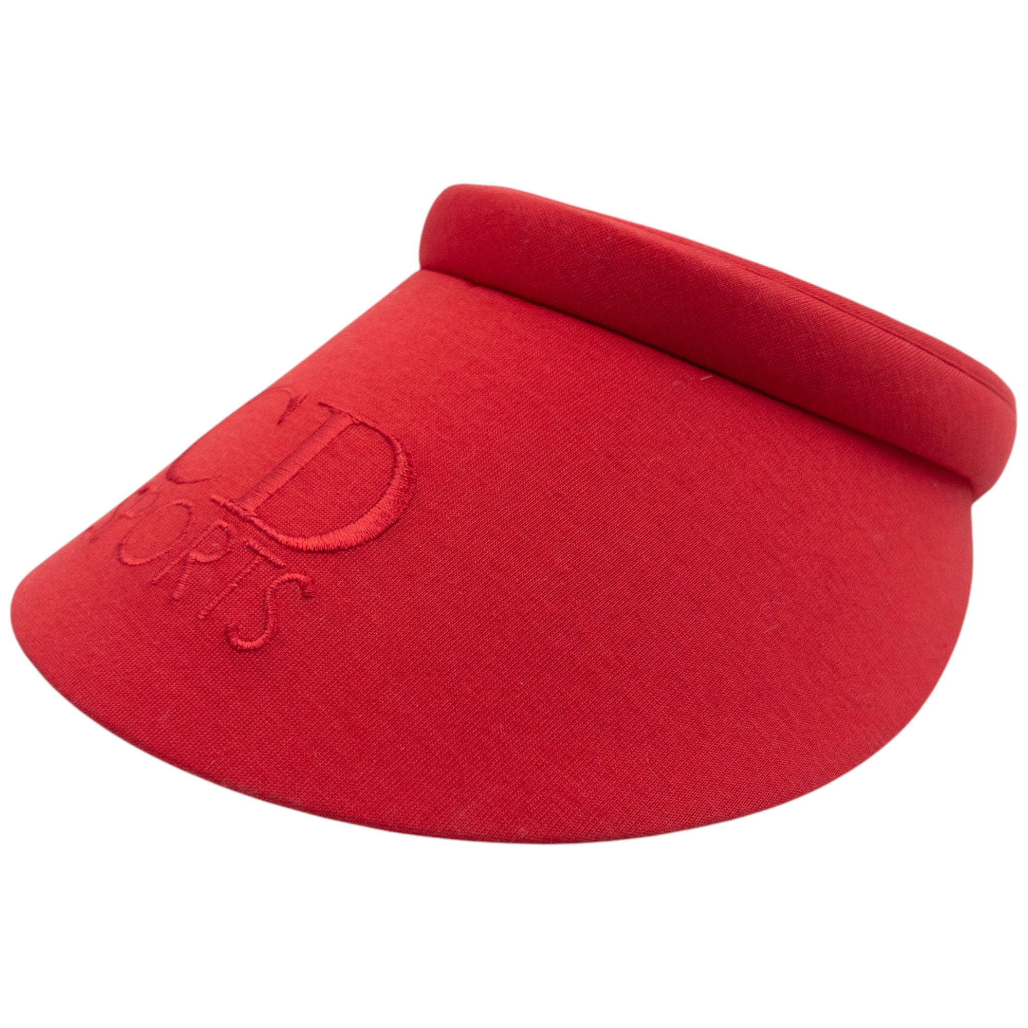Vintage Dior Sports Embroidered Headband Visor Hat