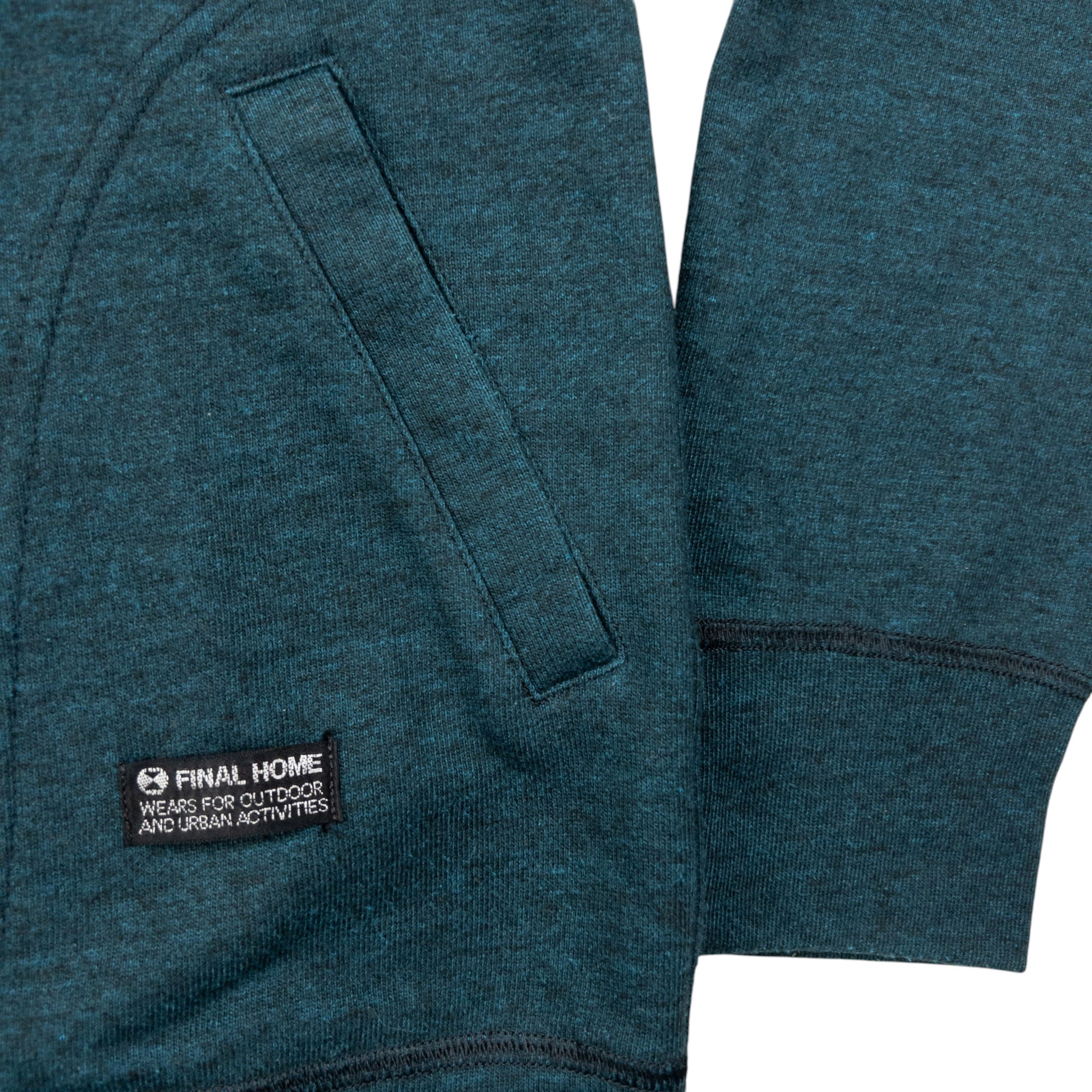 Vintage Final Home By Issey Miyake Asymmetric Zip Up Hoodie Size XS