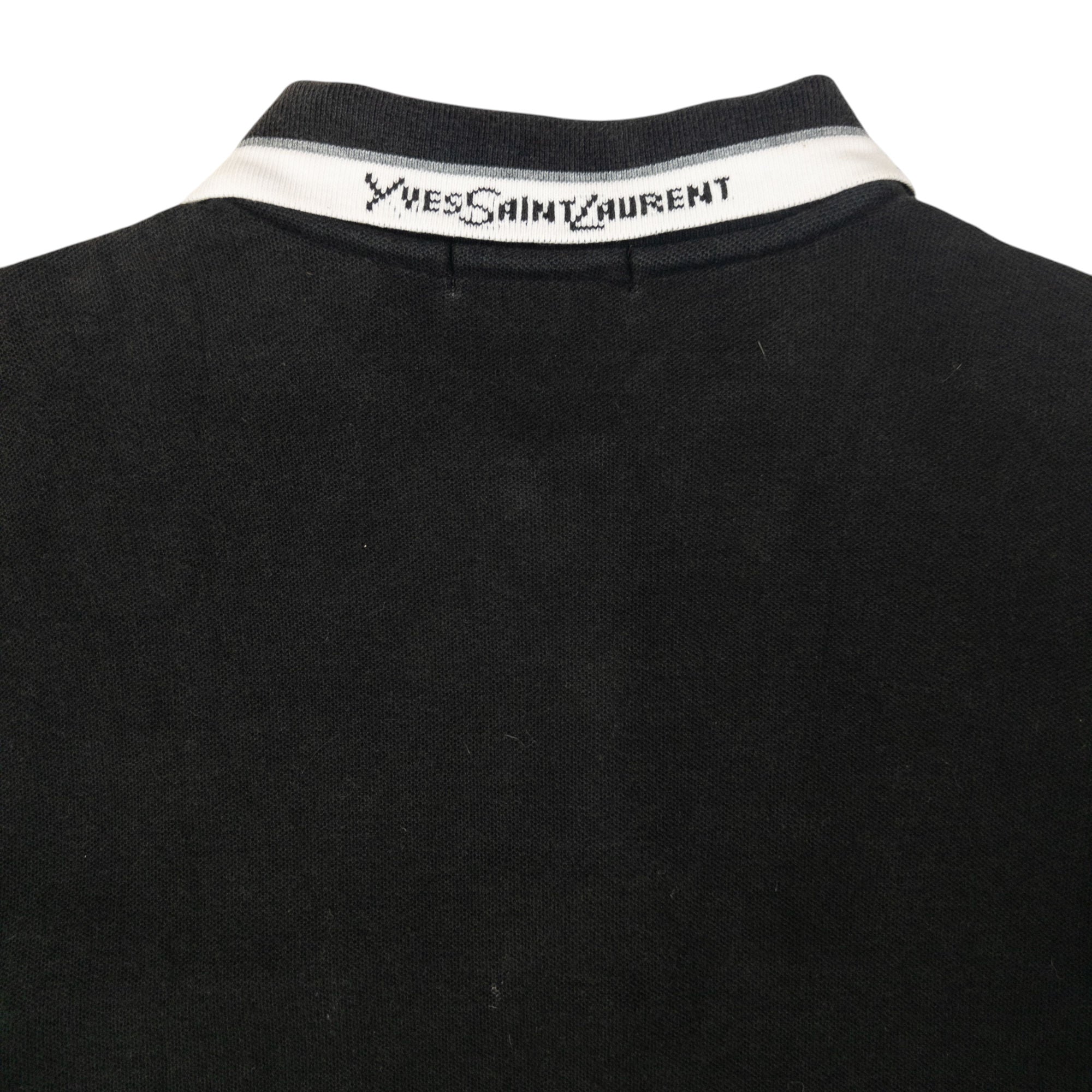 Vintage YSL Yves Saint Laurent Long Sleeve Polo Shirt Size M