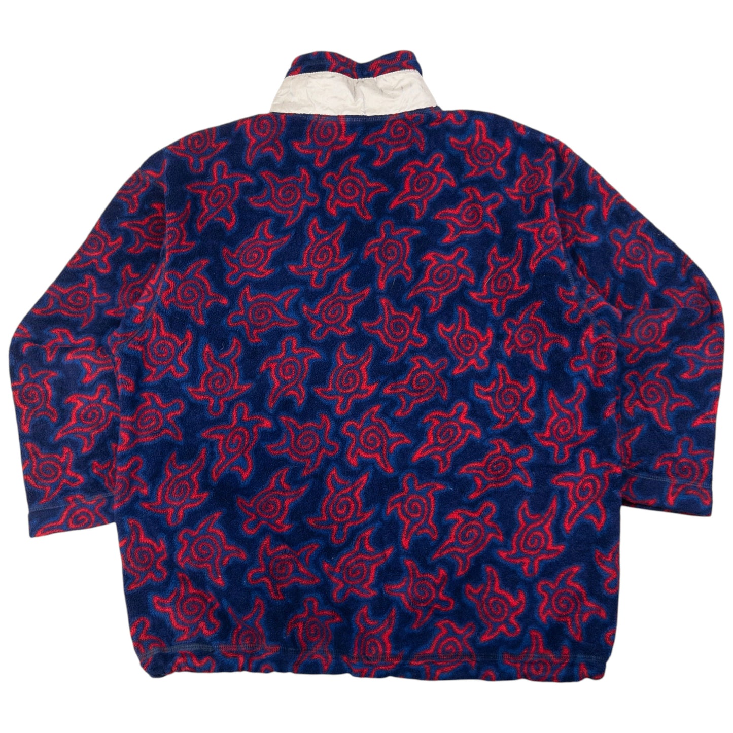 Vintage Patagonia Turtle Print Half Zip Fleece Sweatshirt Size S