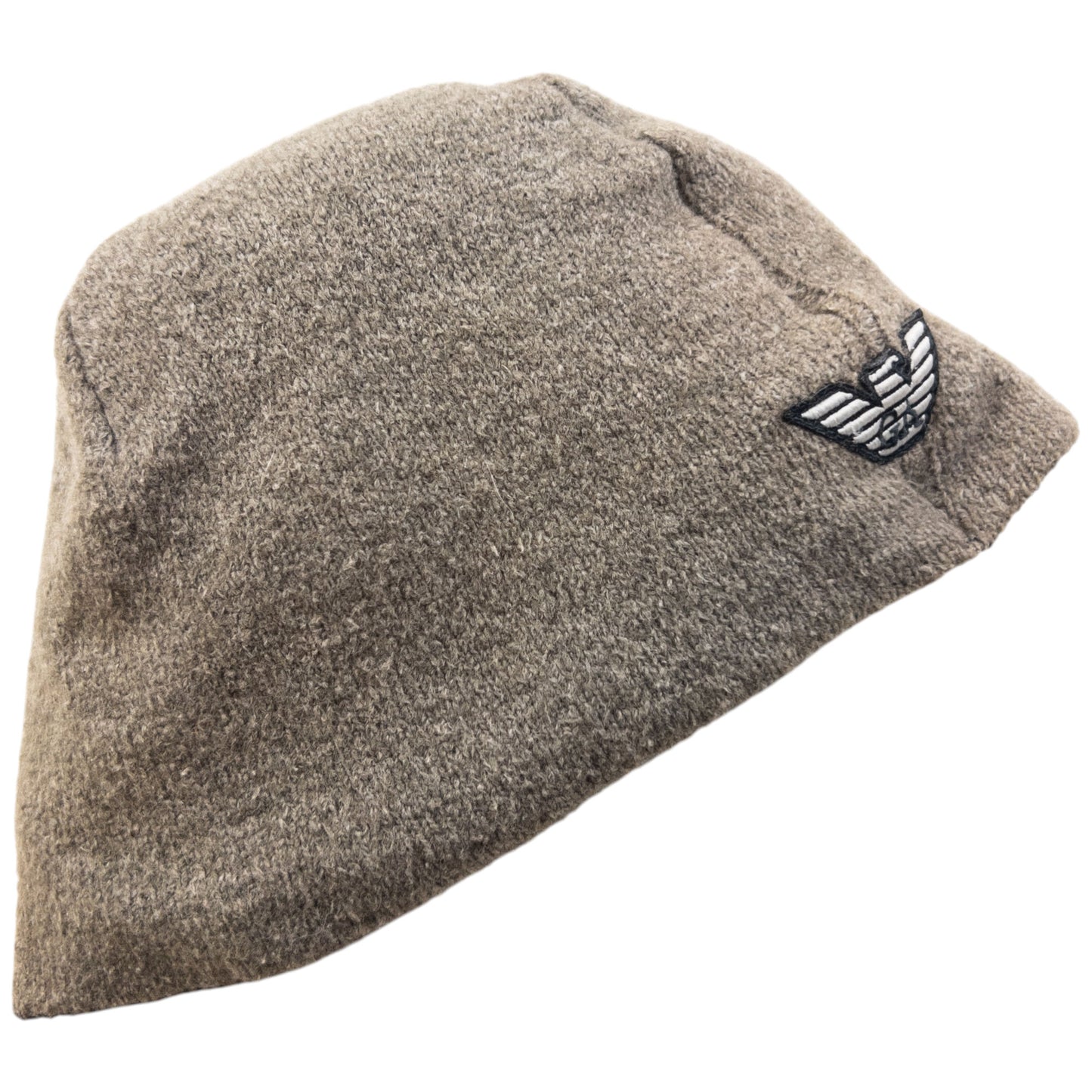 Vintage 2000s Emporio Armani Embroidered Wool Beanie Hat