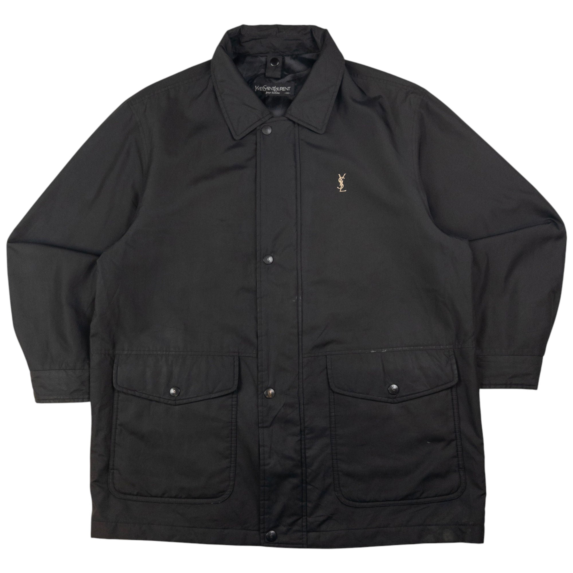 Vintage YSL Yves Saint Laurent Rain Jacket Size L