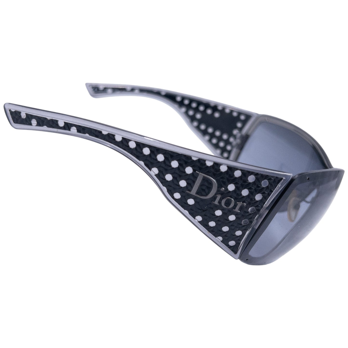 Vintage Dior Polka Dot Shield Sunglasses
