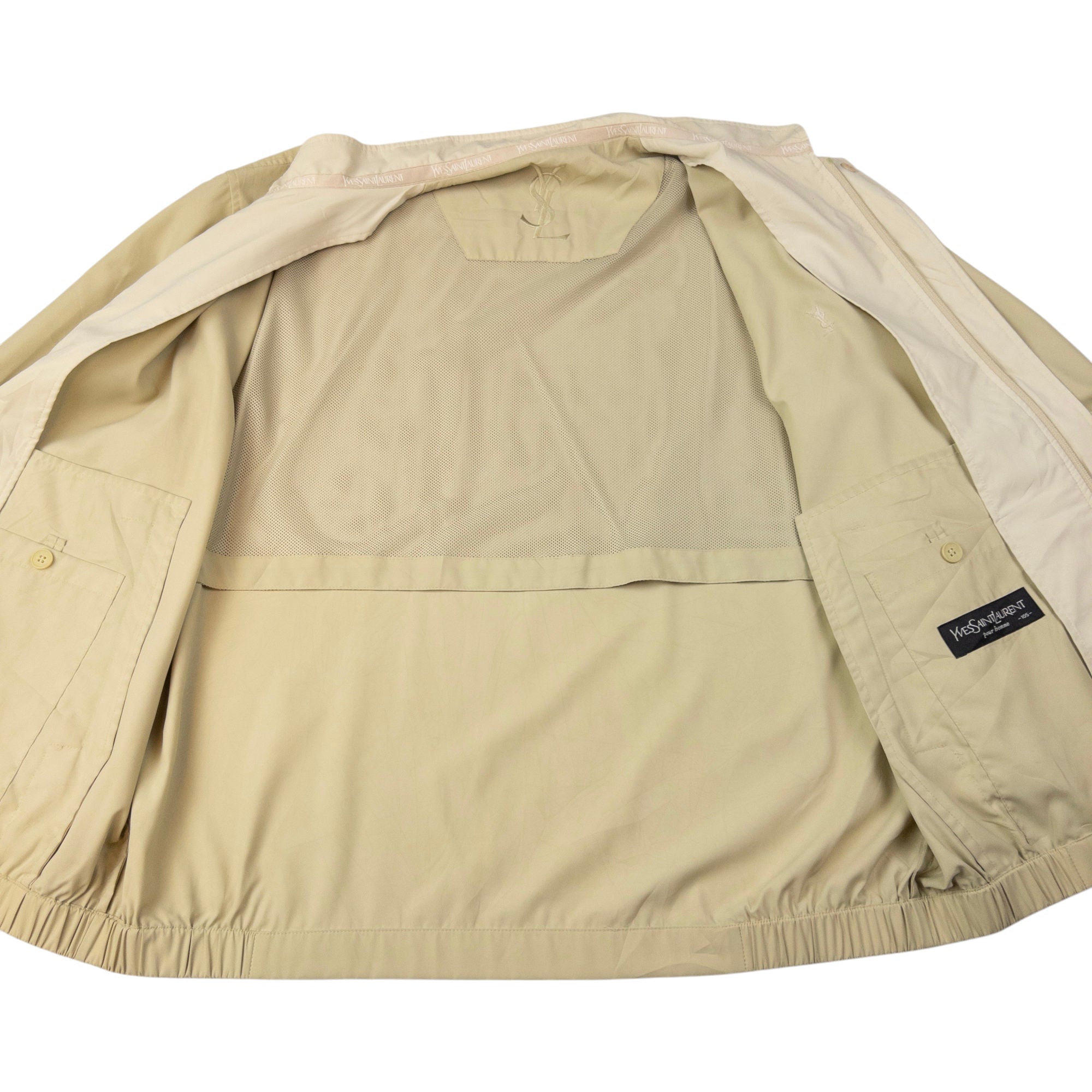 Vintage YSL Yves Saint Laurent Harrington Jacket Size XL