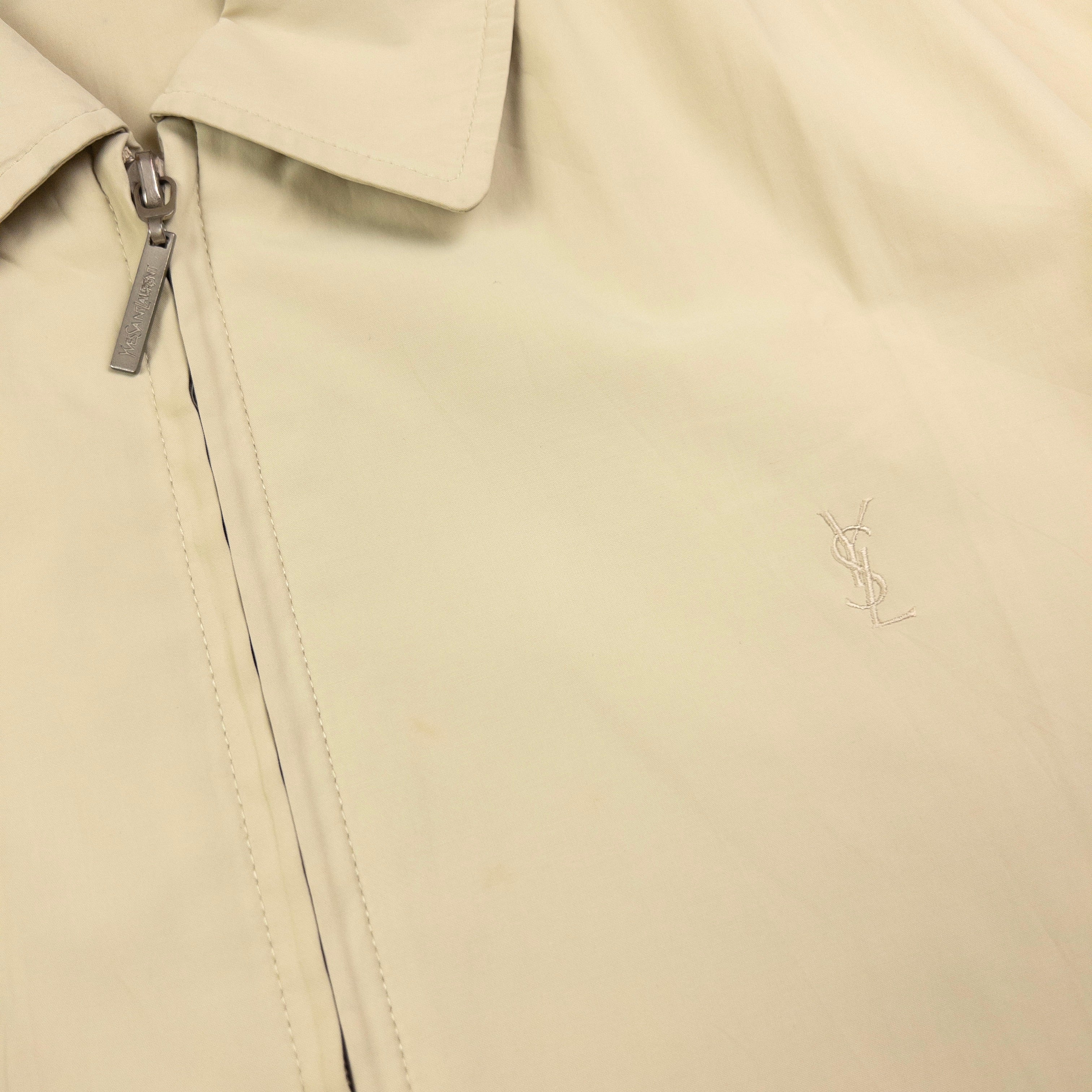 Vintage YSL Yves Saint Laurent Harrington Jacket Size L