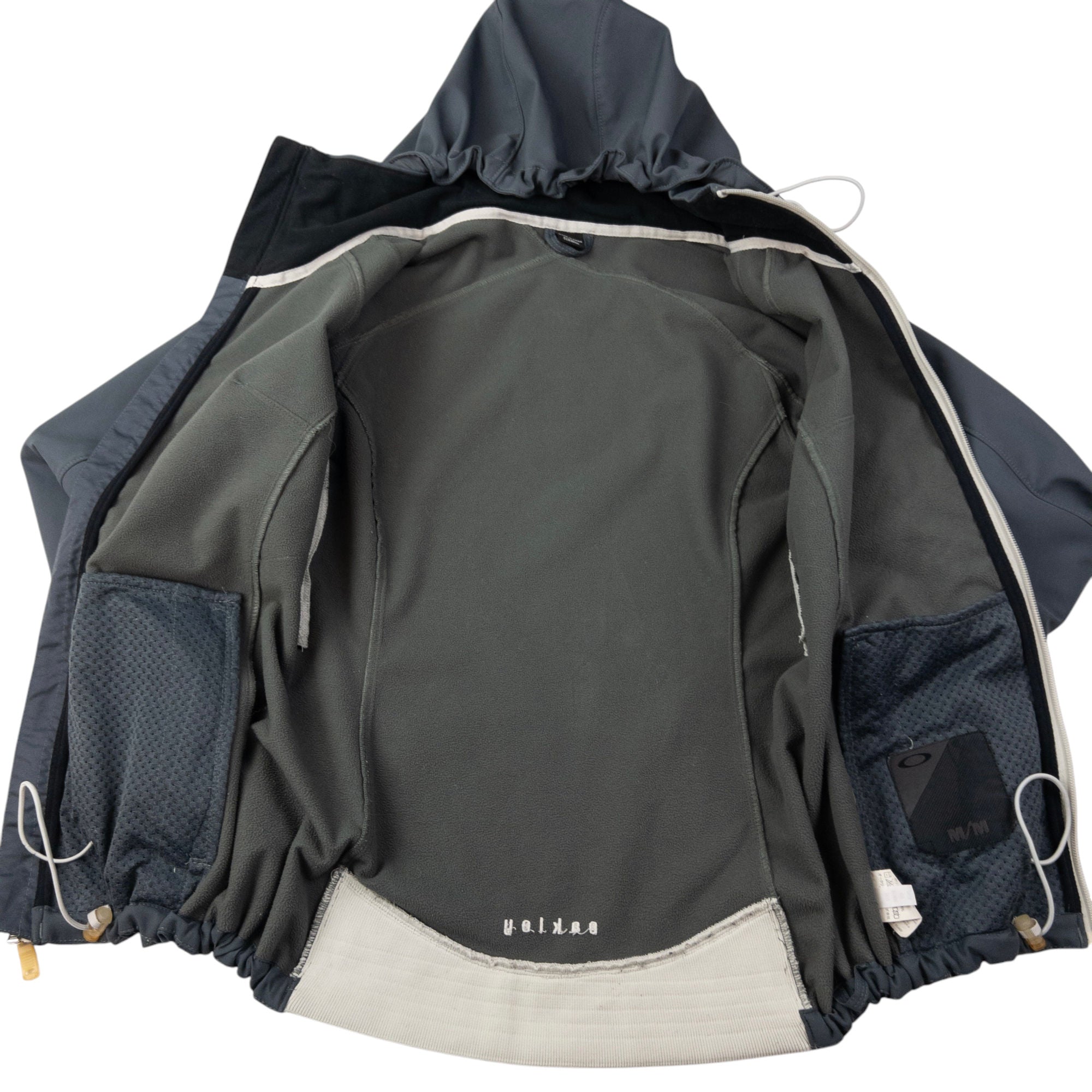 Vintage Oakley Fleece Lined Zip Up Jacket Womens Size M