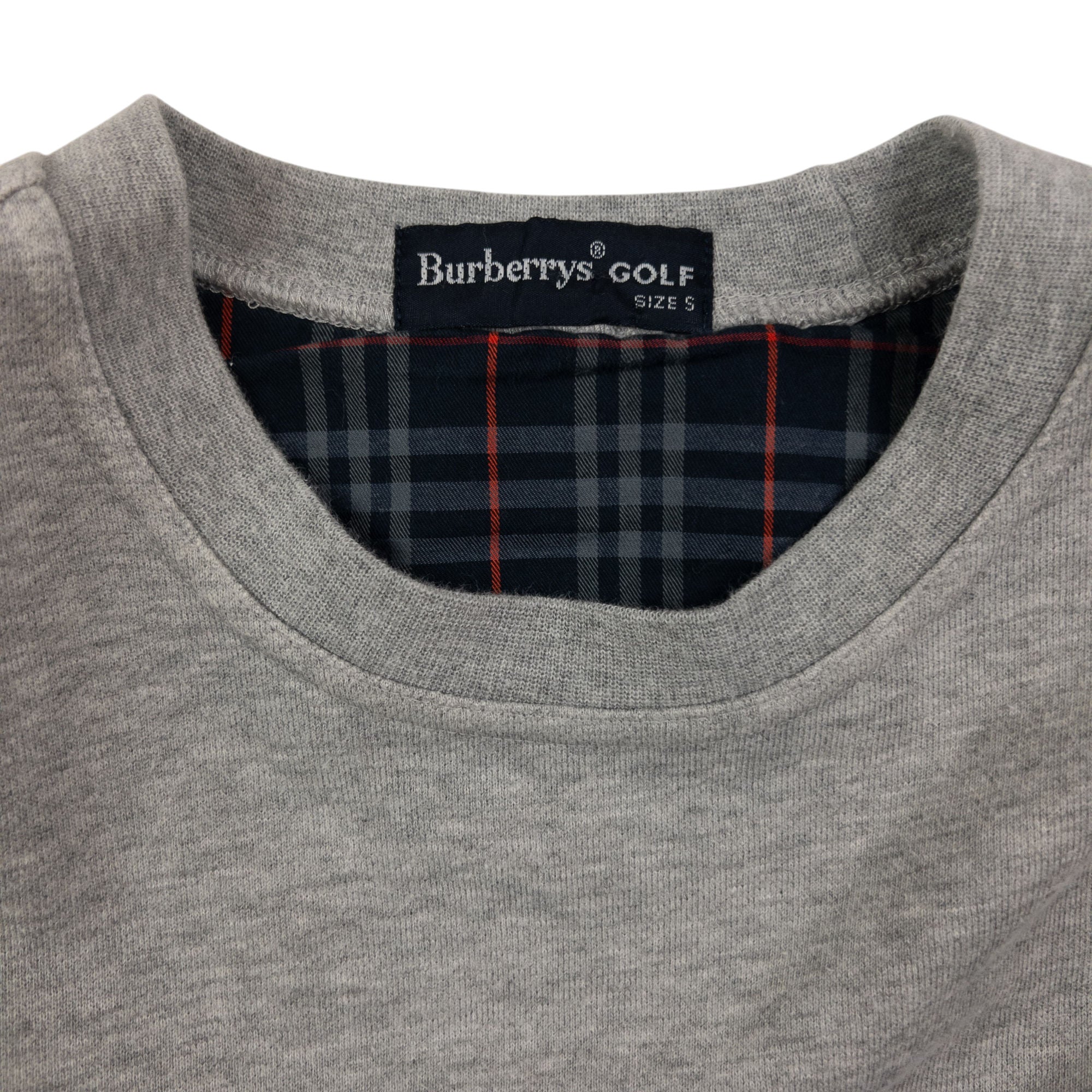 Vintage Burberry Golf Embroidered Sweatshirt Size XS
