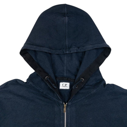 Vintage CP Company Zip Up Cargo Hoodie Size XL