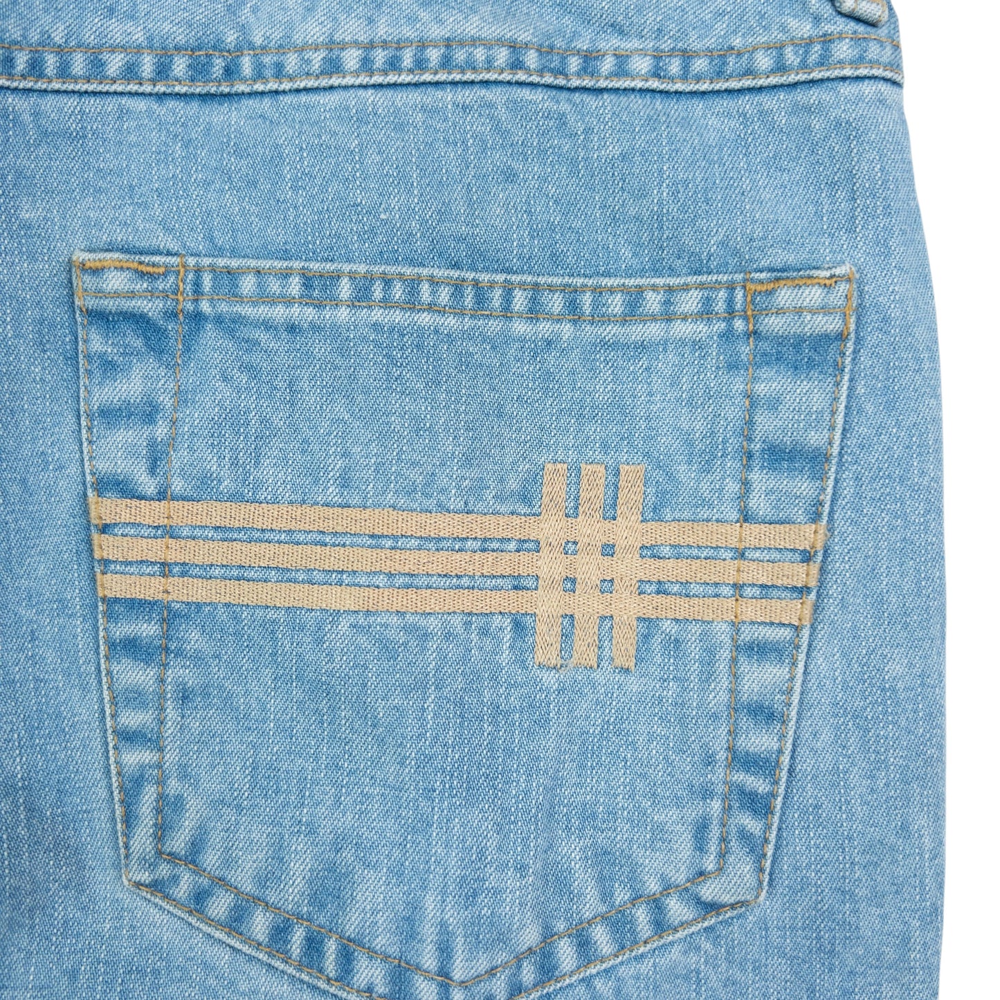 Vintage Burberry Embroidered Denim Jeans Size W33
