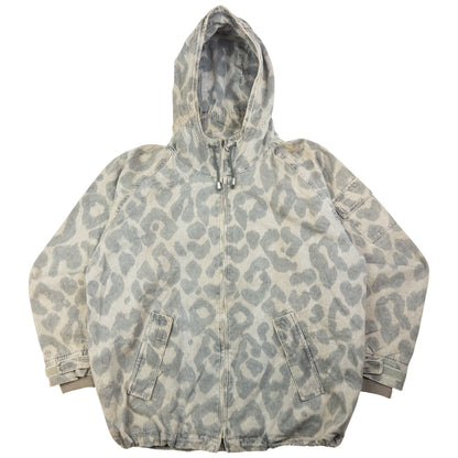 Vintage Katharine Hamnett Leopard Print Zip Up jacket Size L
