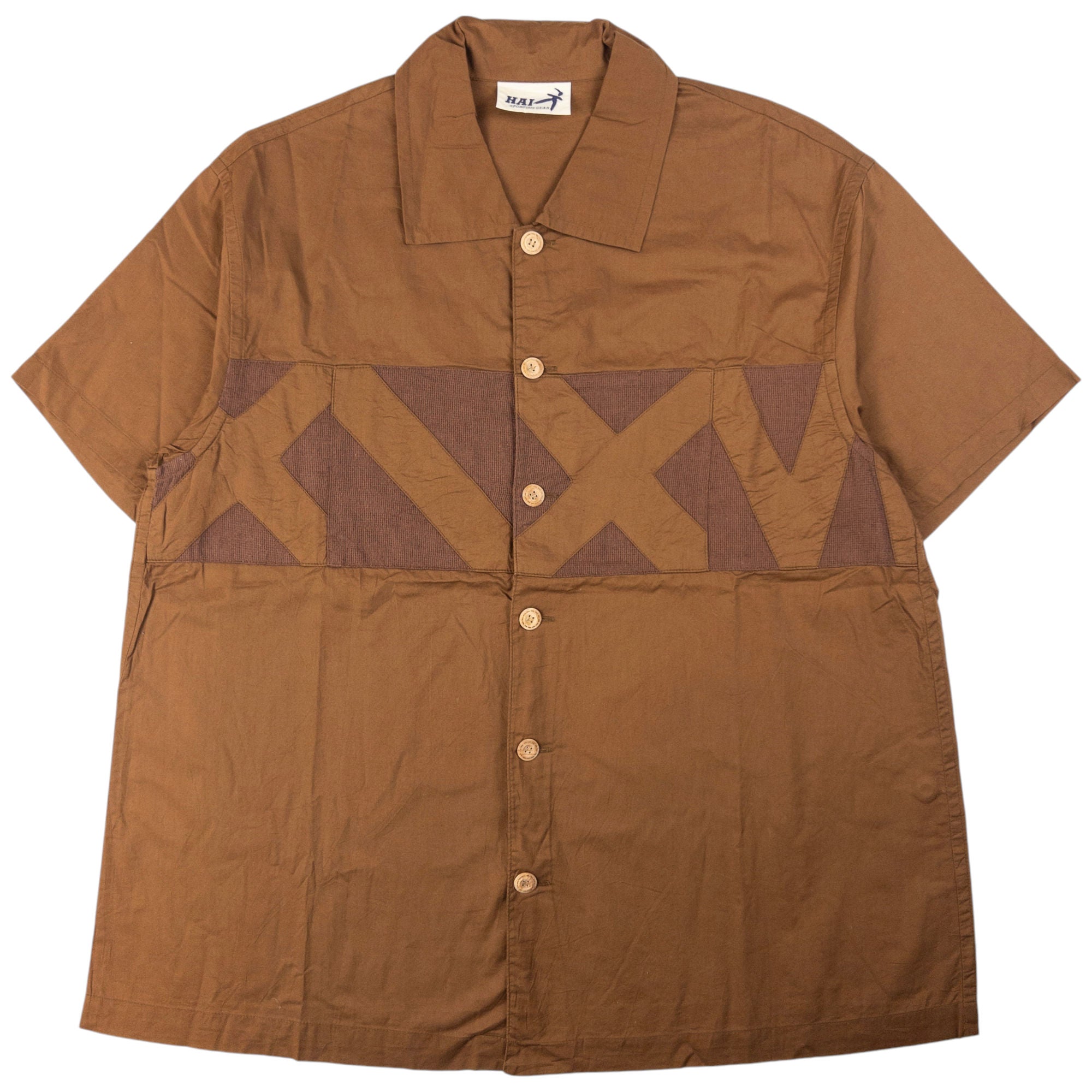 Vintage Hai Sporting Gear By Issey Miyake Short Sleeve Button Up Shirt Size M