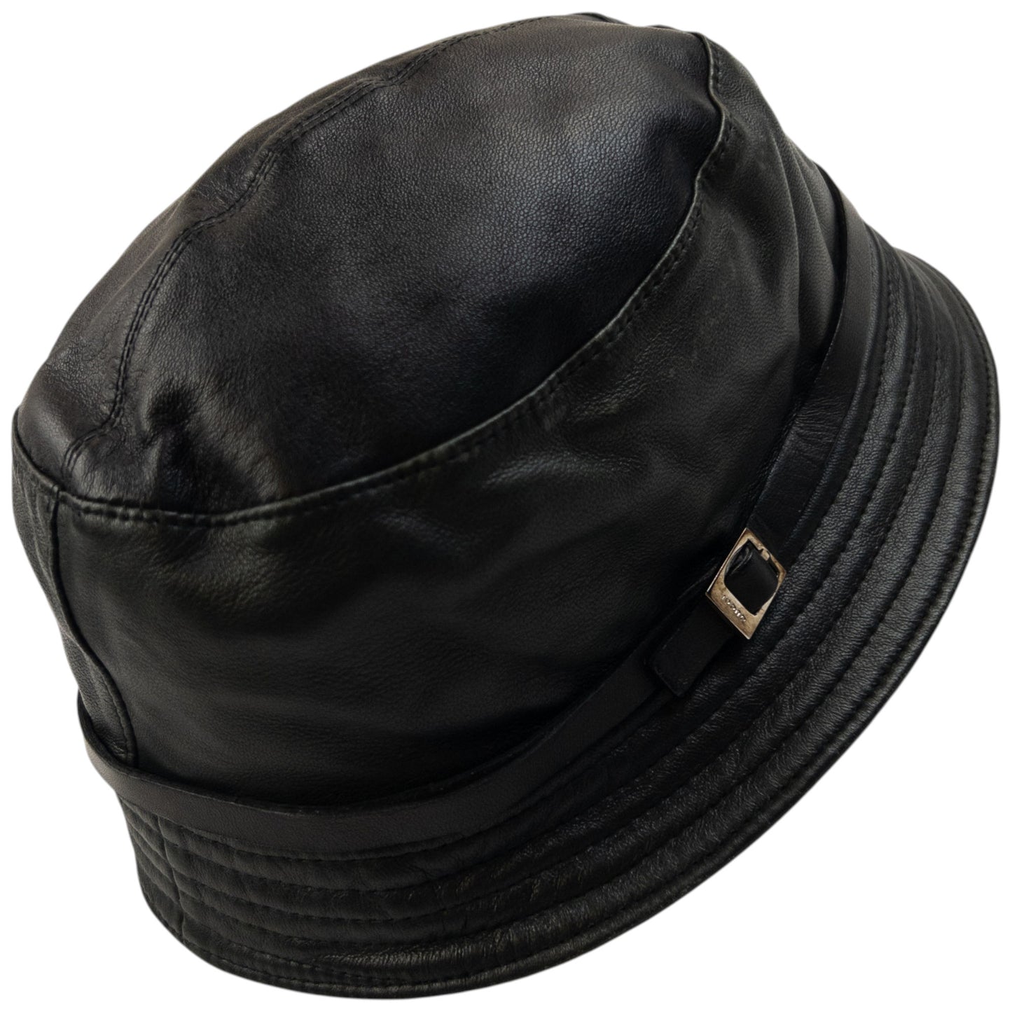 Vintage 2000s Gucci Leather Bucket Hat Size M