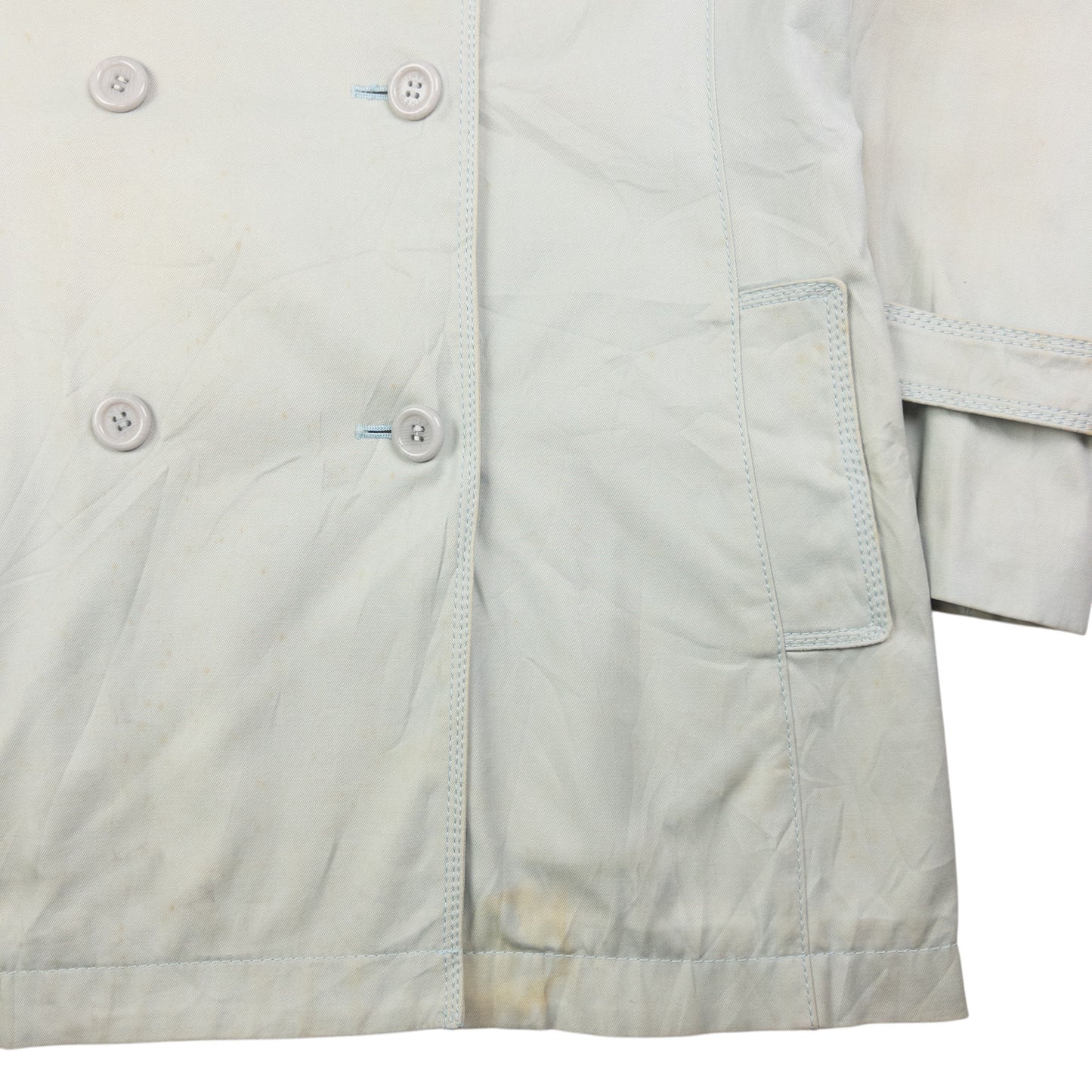 Vintage Yohji Yamamoto Inéd Trench Jacket Womens Size L