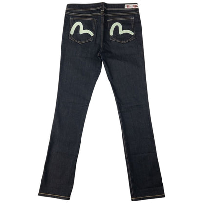 Vintage Puma X Evisu Double Gull Japanese Denim Jeans Size W32