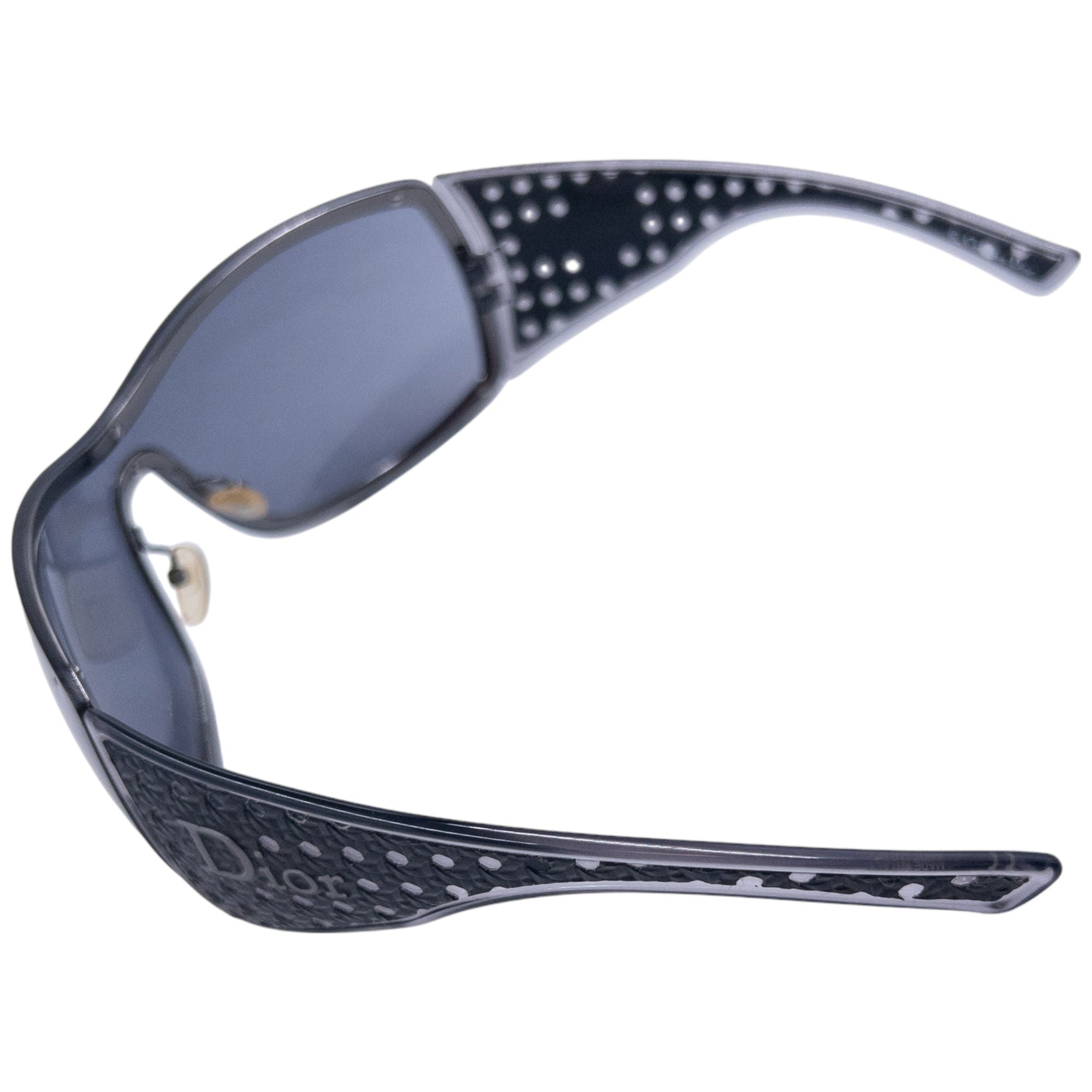 Vintage Dior Polka Dot Shield Sunglasses