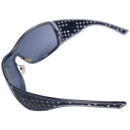 Vintage Dior Polka Dot Shield Sunglasses