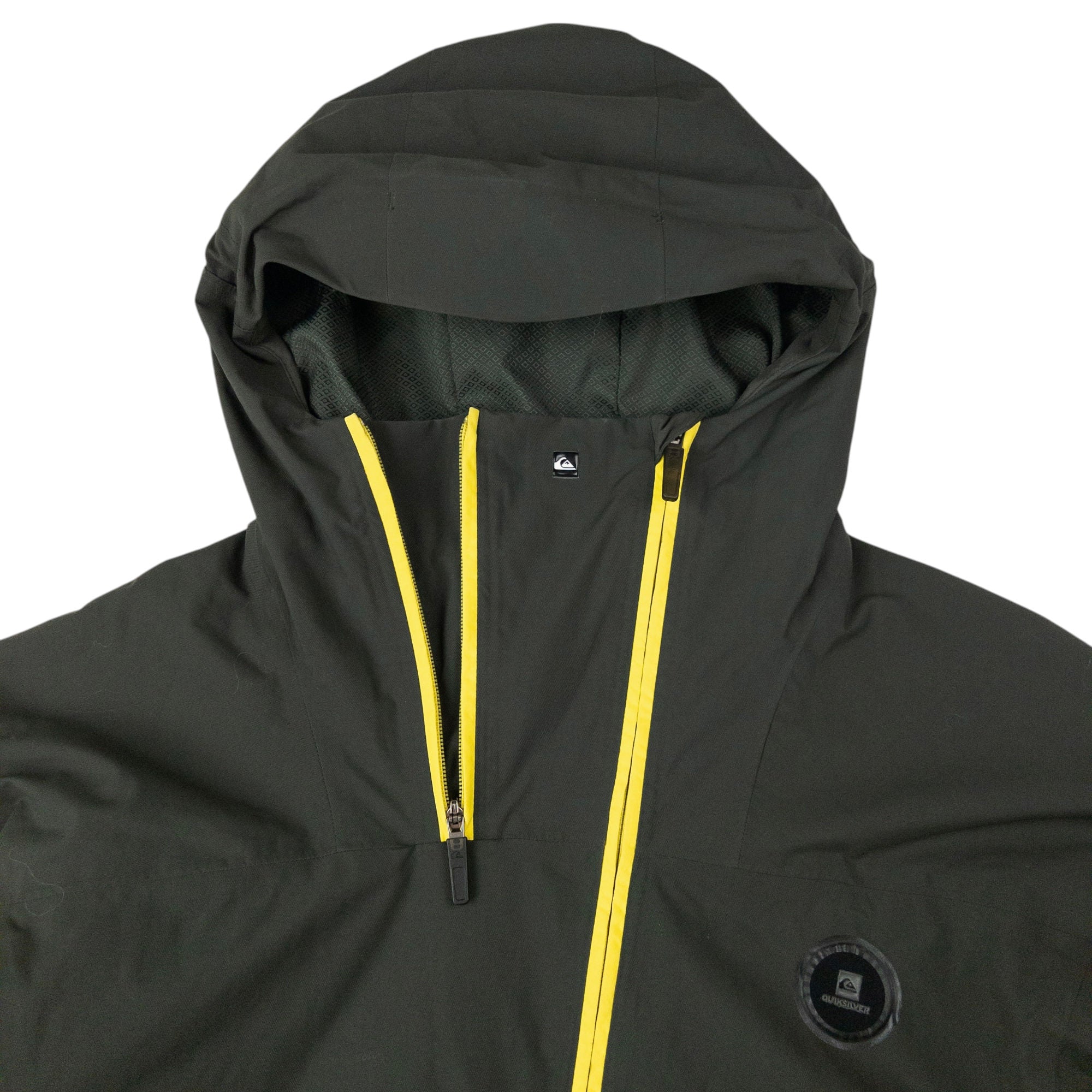 Vintage Quiksilver Double Zip Up Snowboarding Jacket Size XL