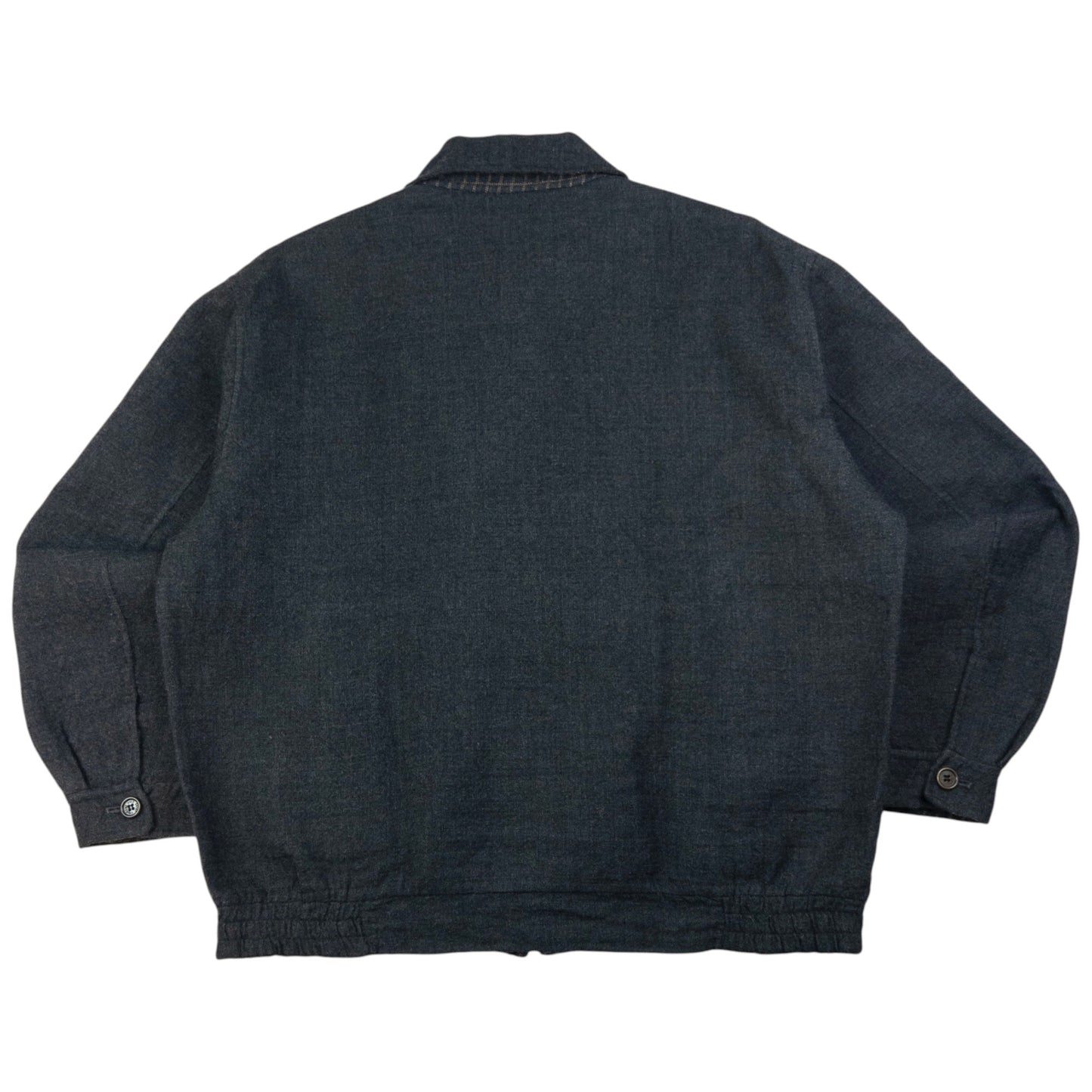 Vintage YSL Yves Saint Laurent Wool Harrington Jacket Size L