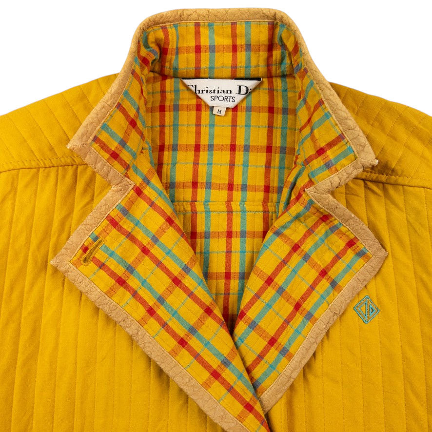 Vintage Dior Sports Quilted Jacket Womens Size M