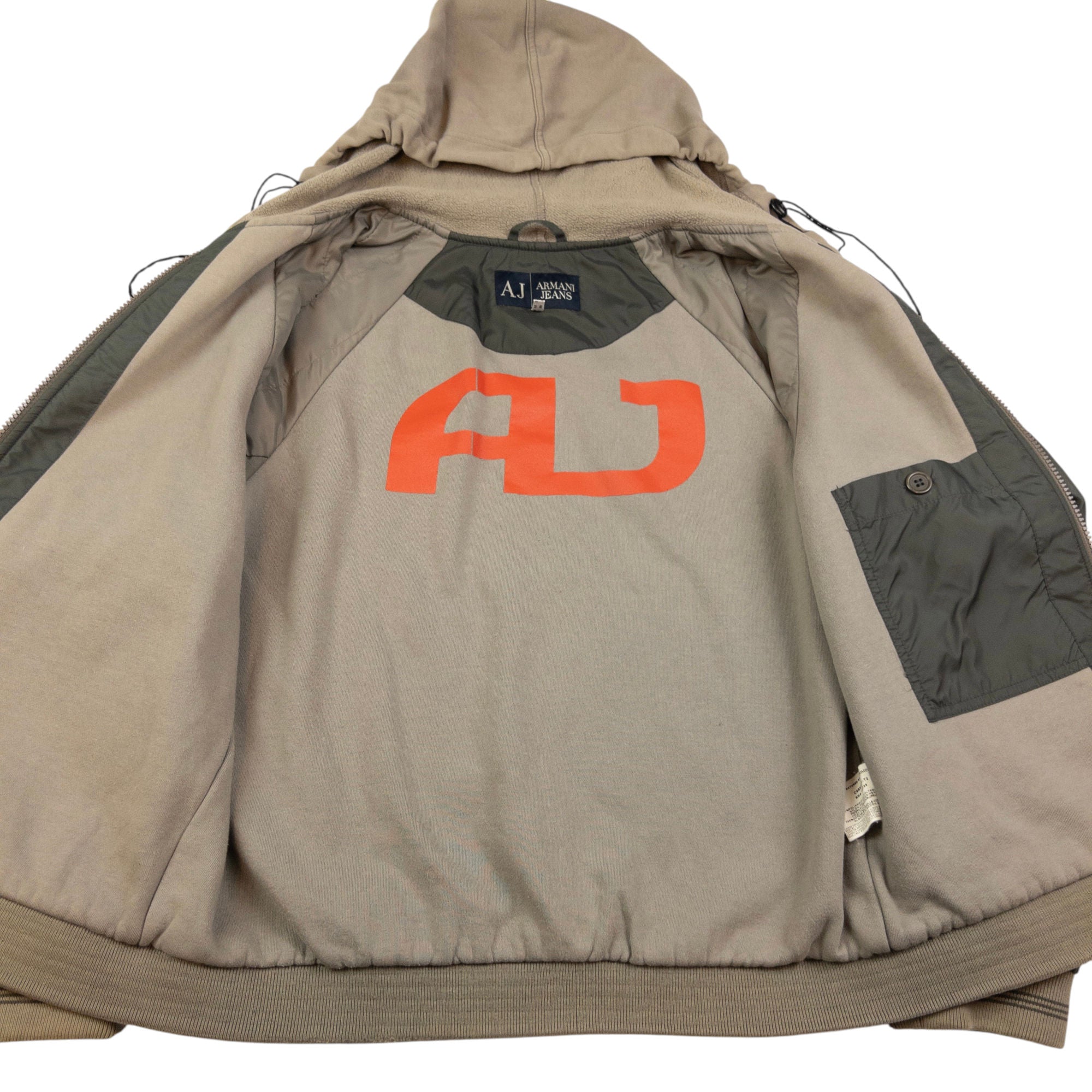 Vintage Armani Jeans Zip Up Jacket Size S
