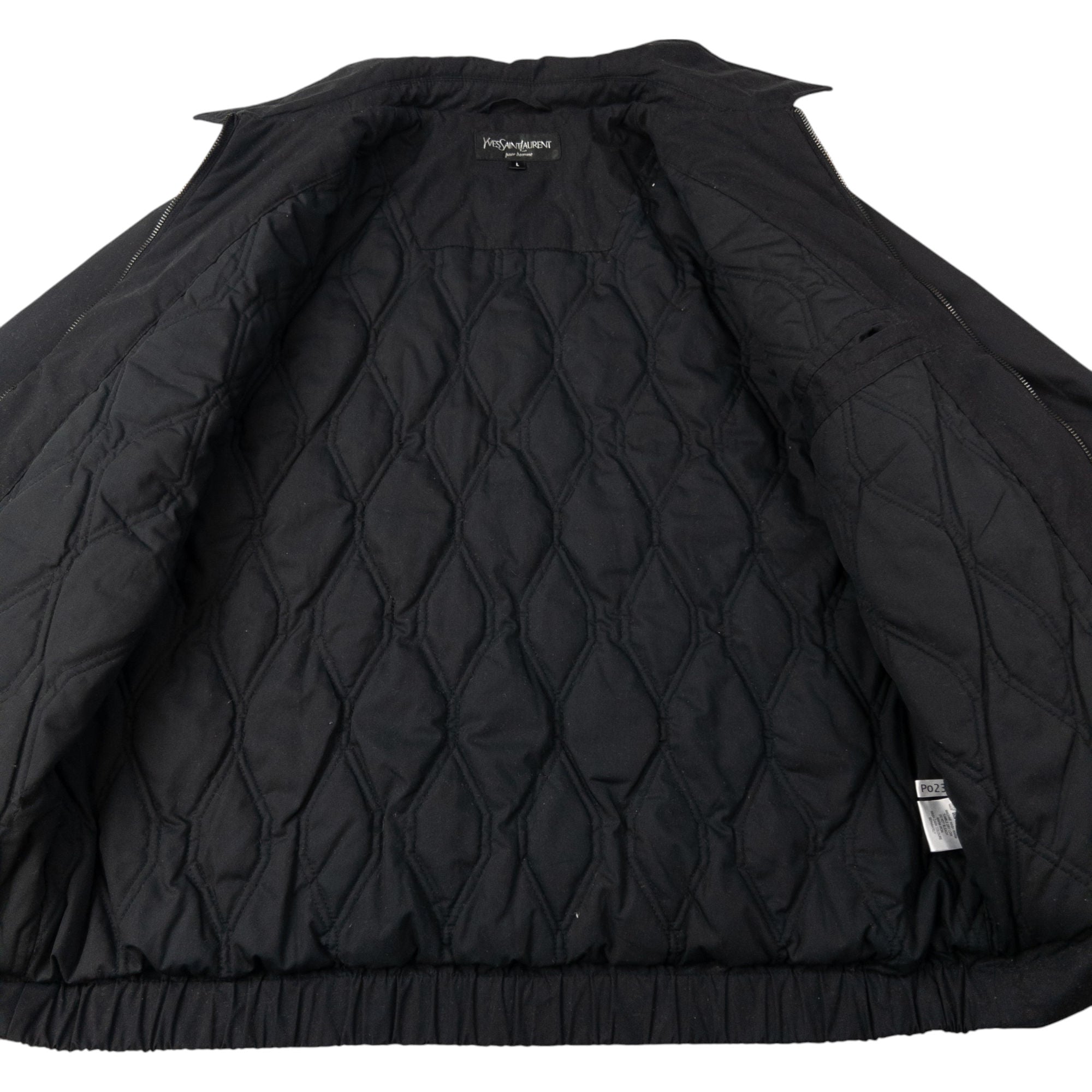 Vintage YSL Yves Saint Laurent Zip Up Padded Jacket Size L