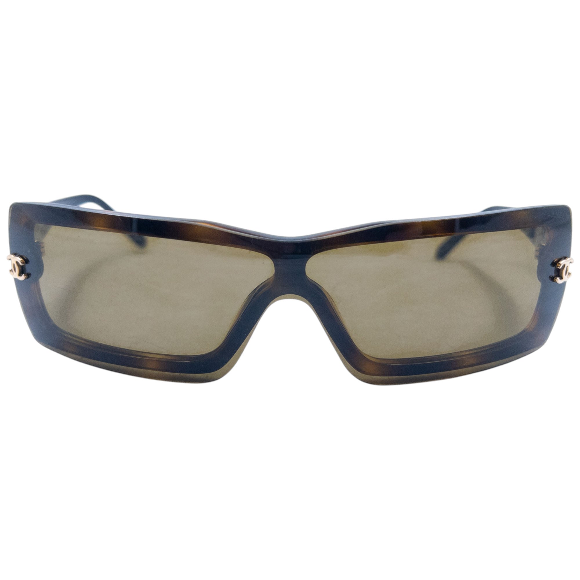 Vintage Chanel Layered Tortoise Shell Sunglasses