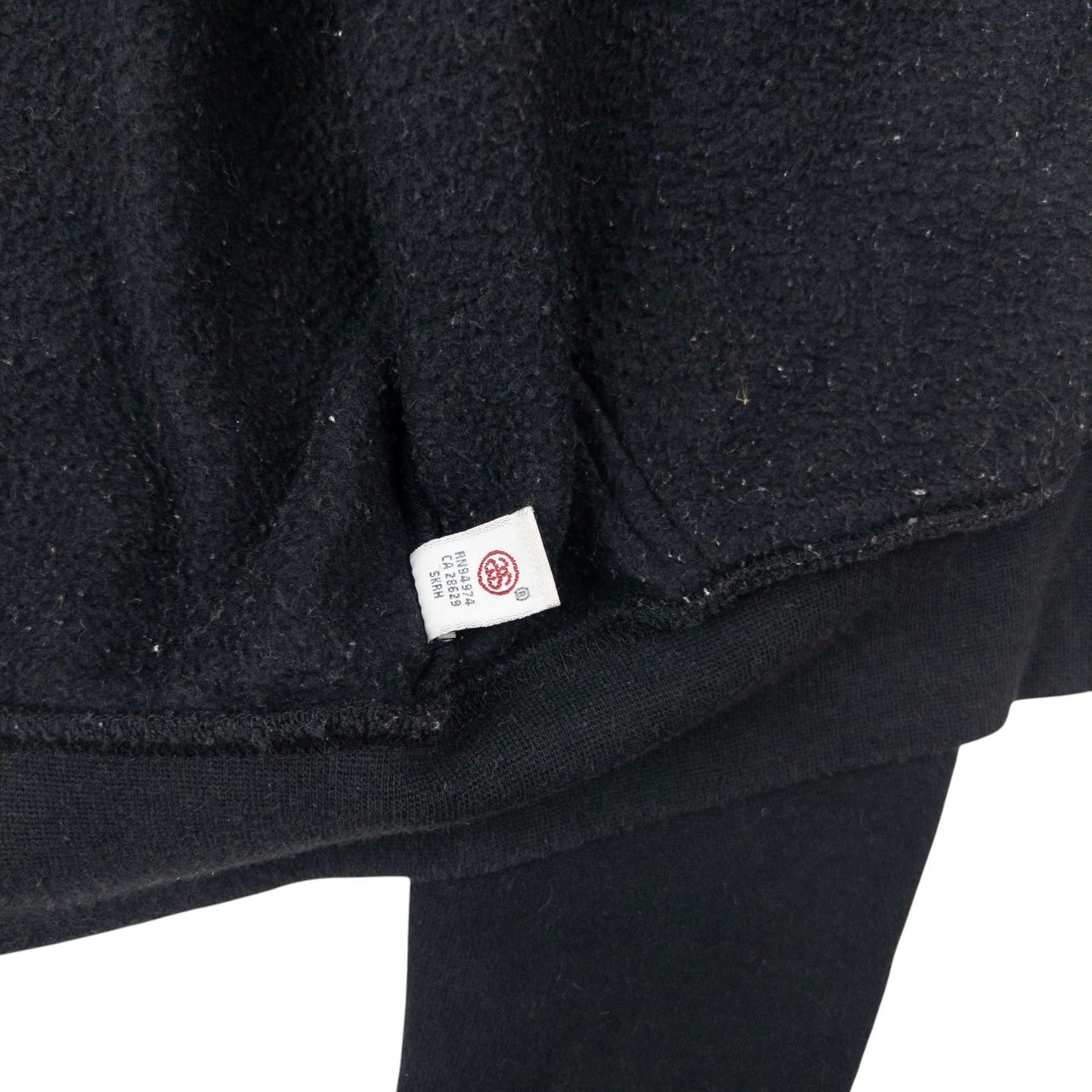 Vintage Stussy Cropped Embroidered Hoodie Womens Size S