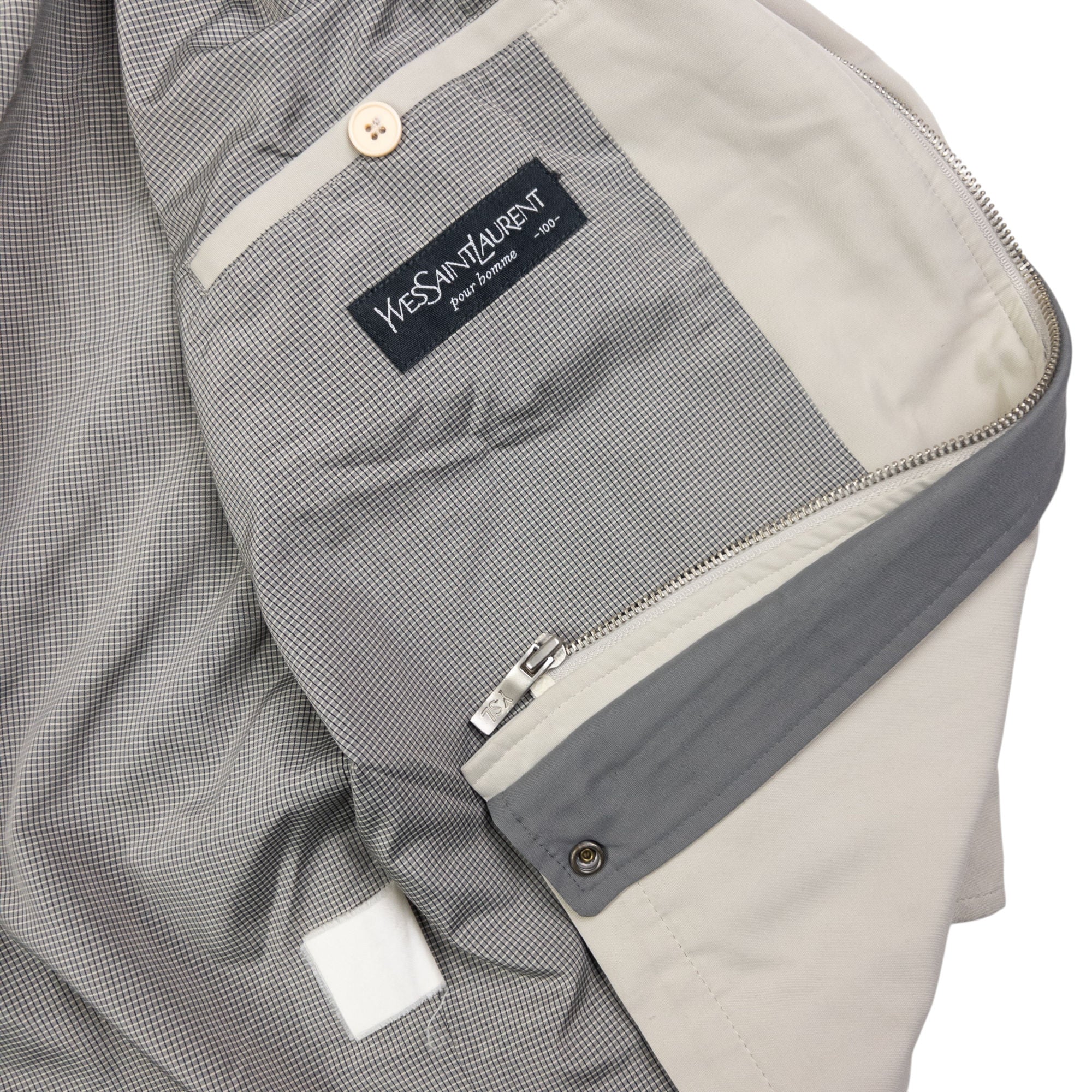 Vintage YSL Yves Saint Laurent Harrington Jacket Size M