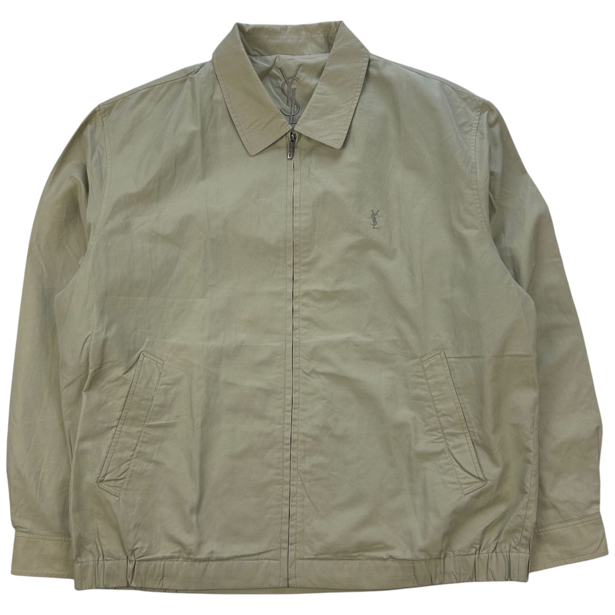 Vintage Yves Saint Laurent Beige Jacket Men's Clothing Size XL