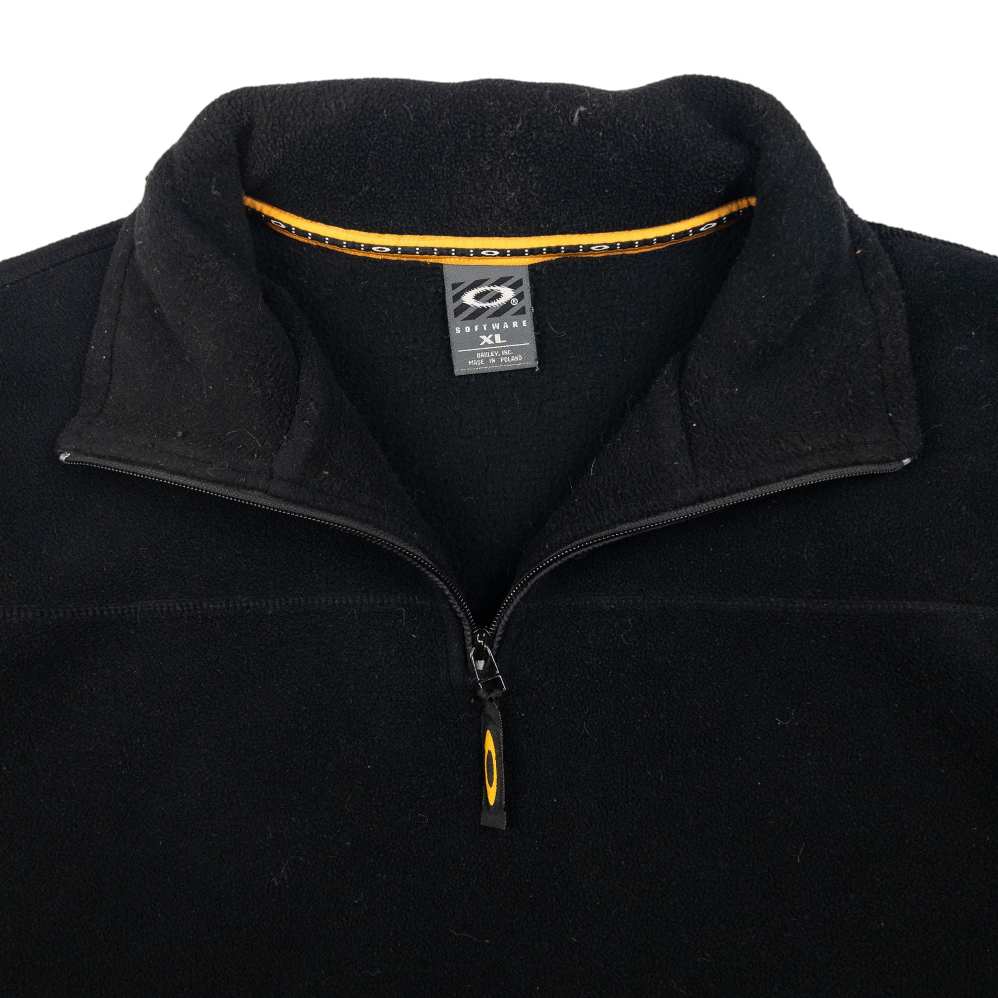 Vintage Oakley Q Zip Fleece Sweatshirt Size XL