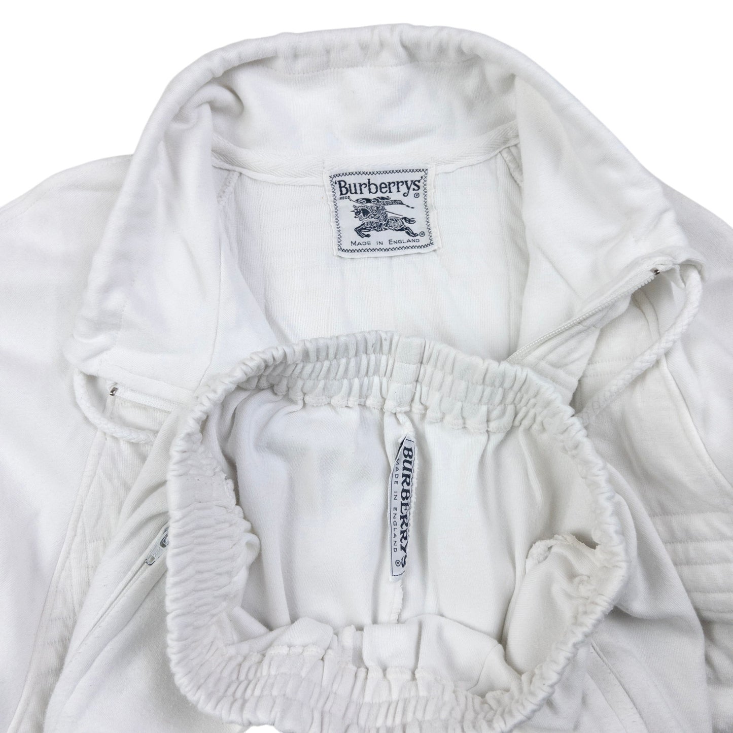 Vintage Burberry Zip Up Sweatshirt & Joggers Matching Set Size S