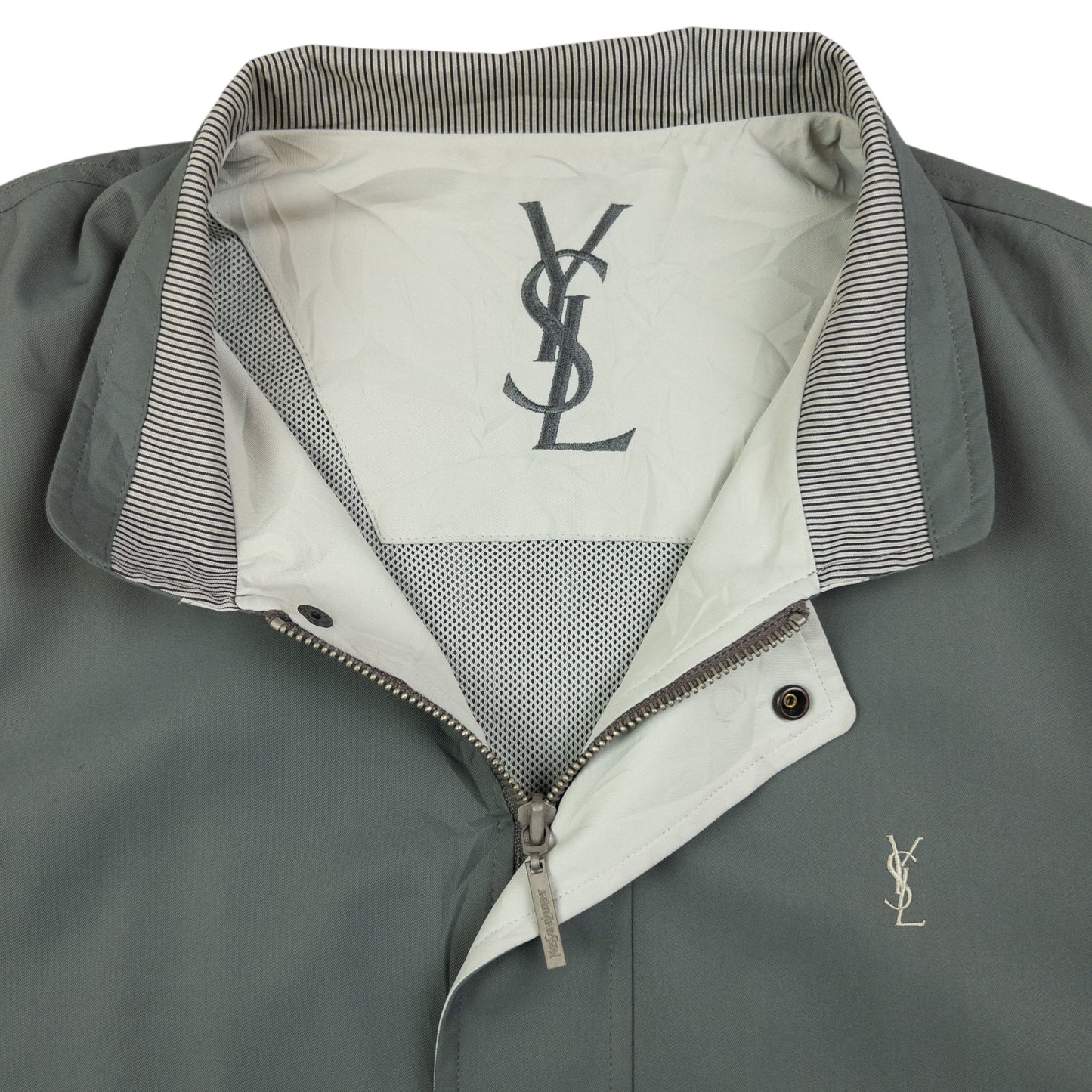 Vintage YSL Yves Saint Laurent Harrington Jacket Size L